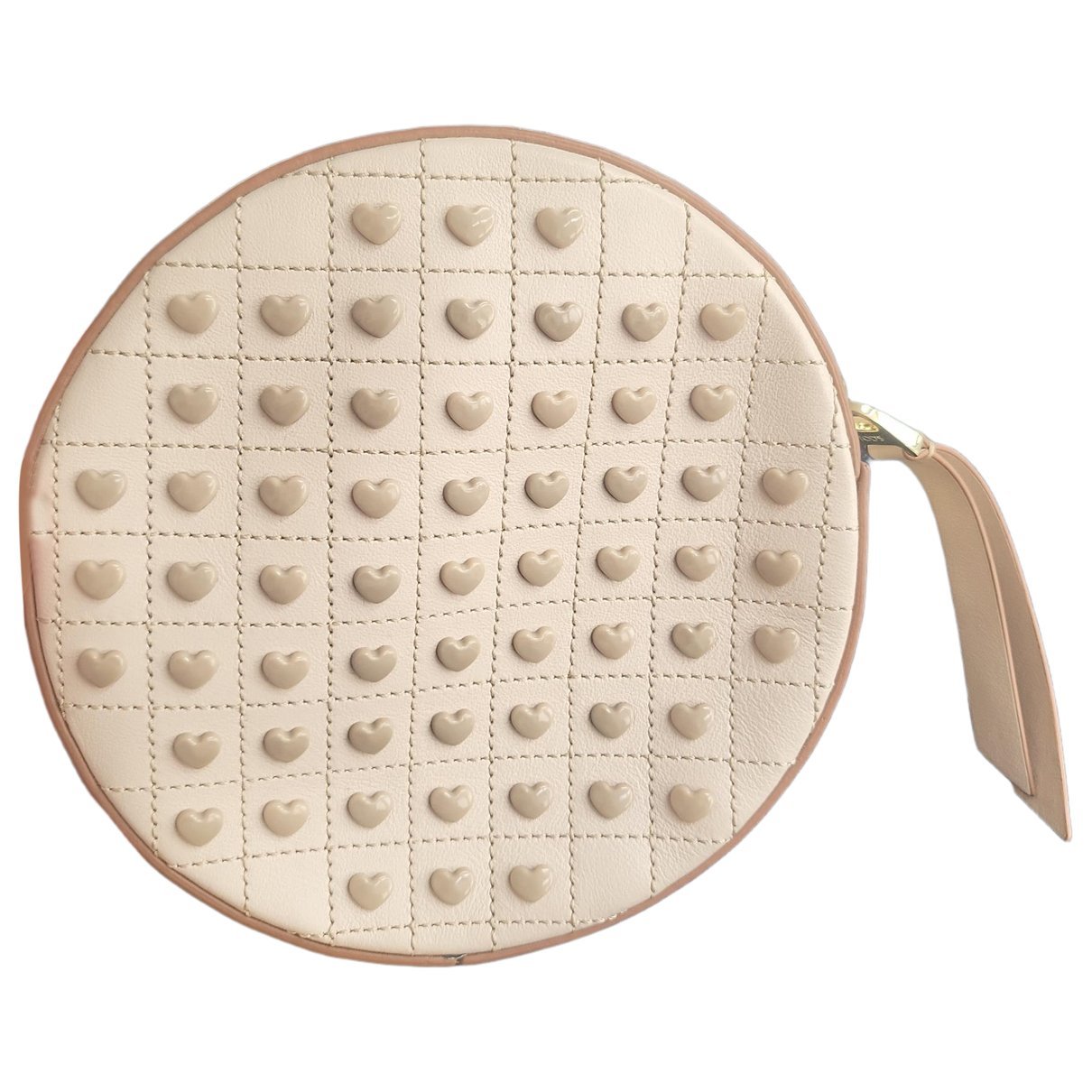 Leather clutch bag
