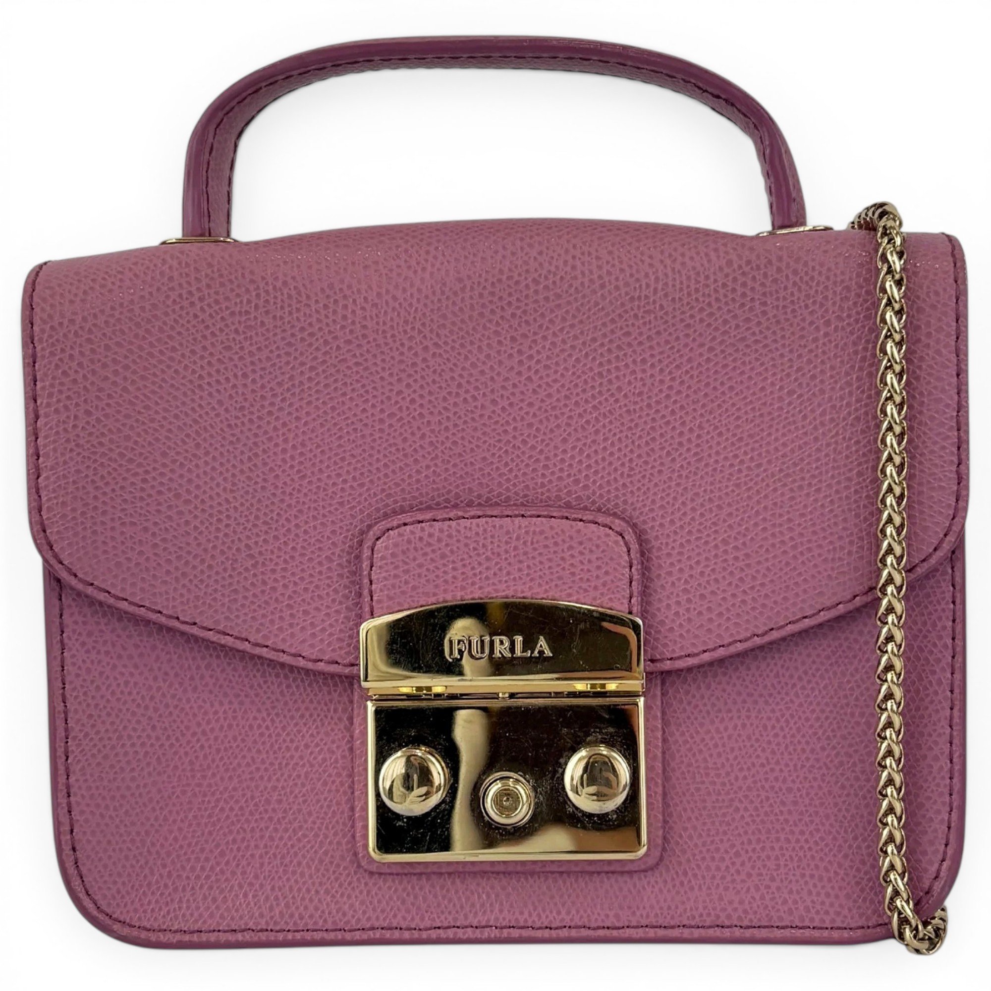 Leather crossbody bag