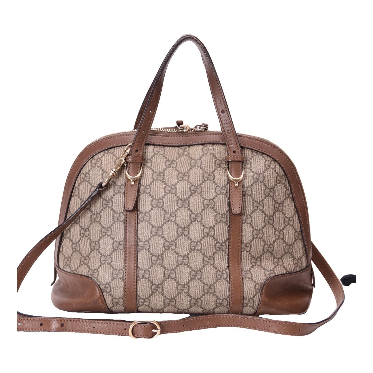 Dôme patent leather handbag