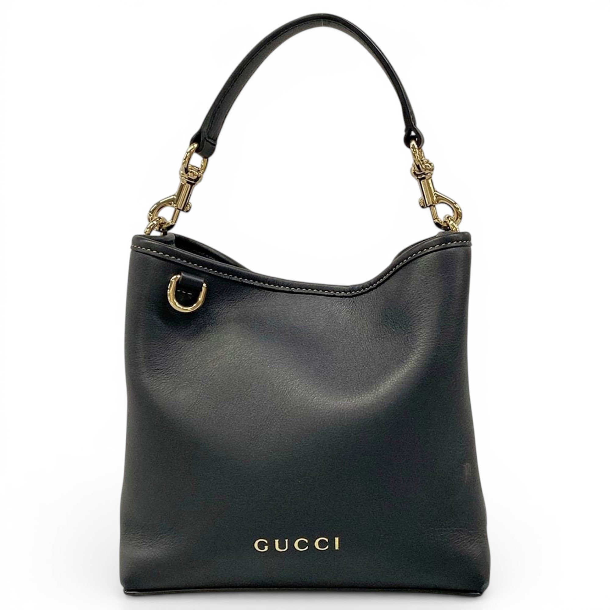 GG Marmont Bucket leather bag