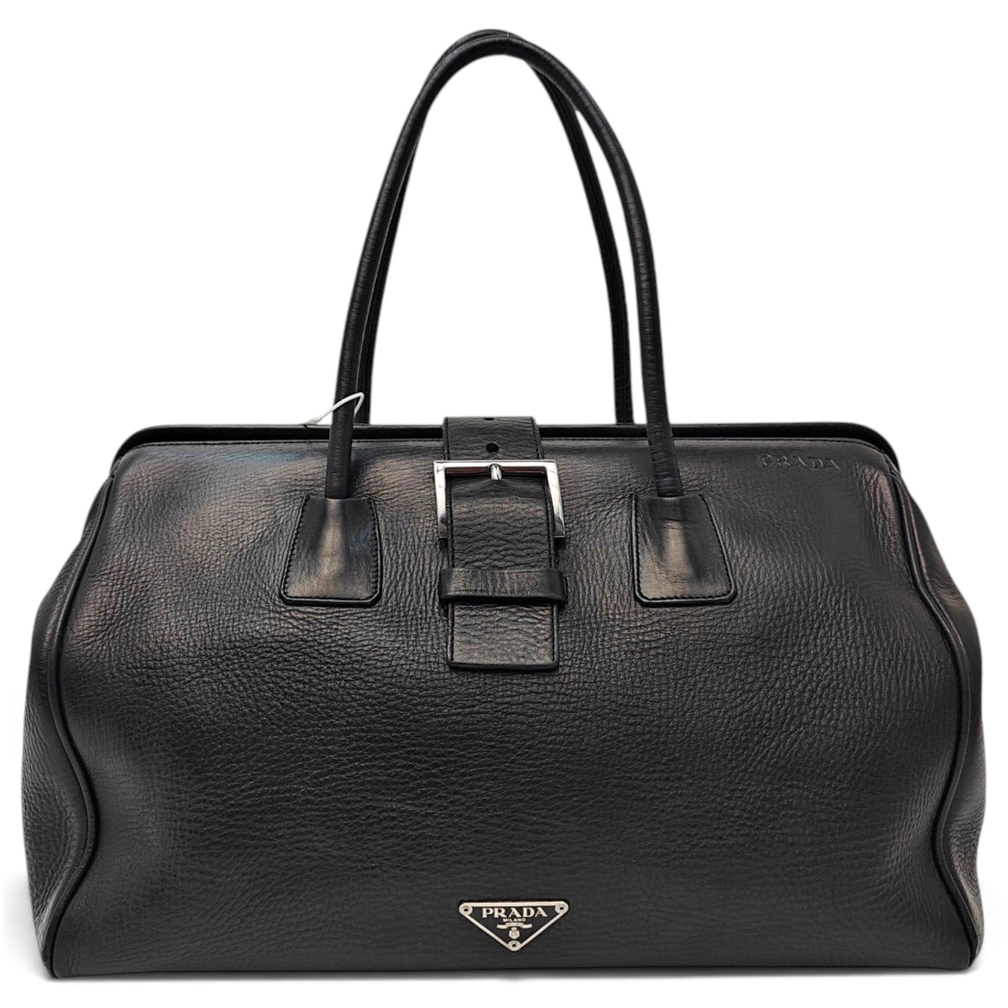 Leather bowling bag