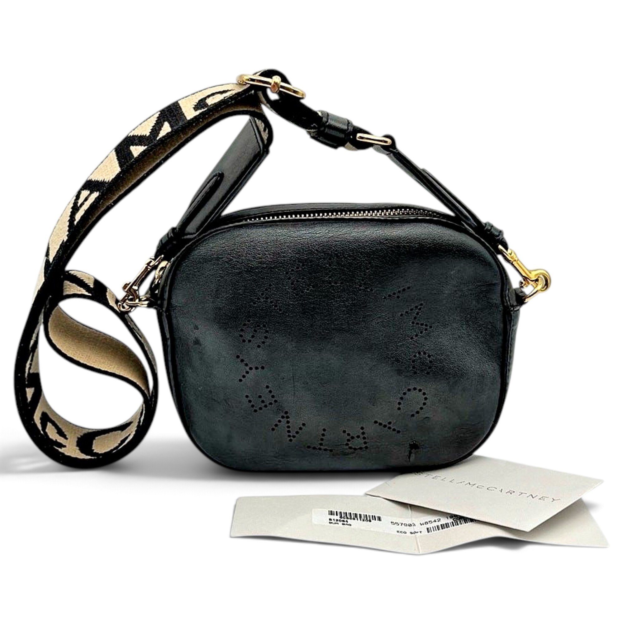 Logo vegan leather bag
