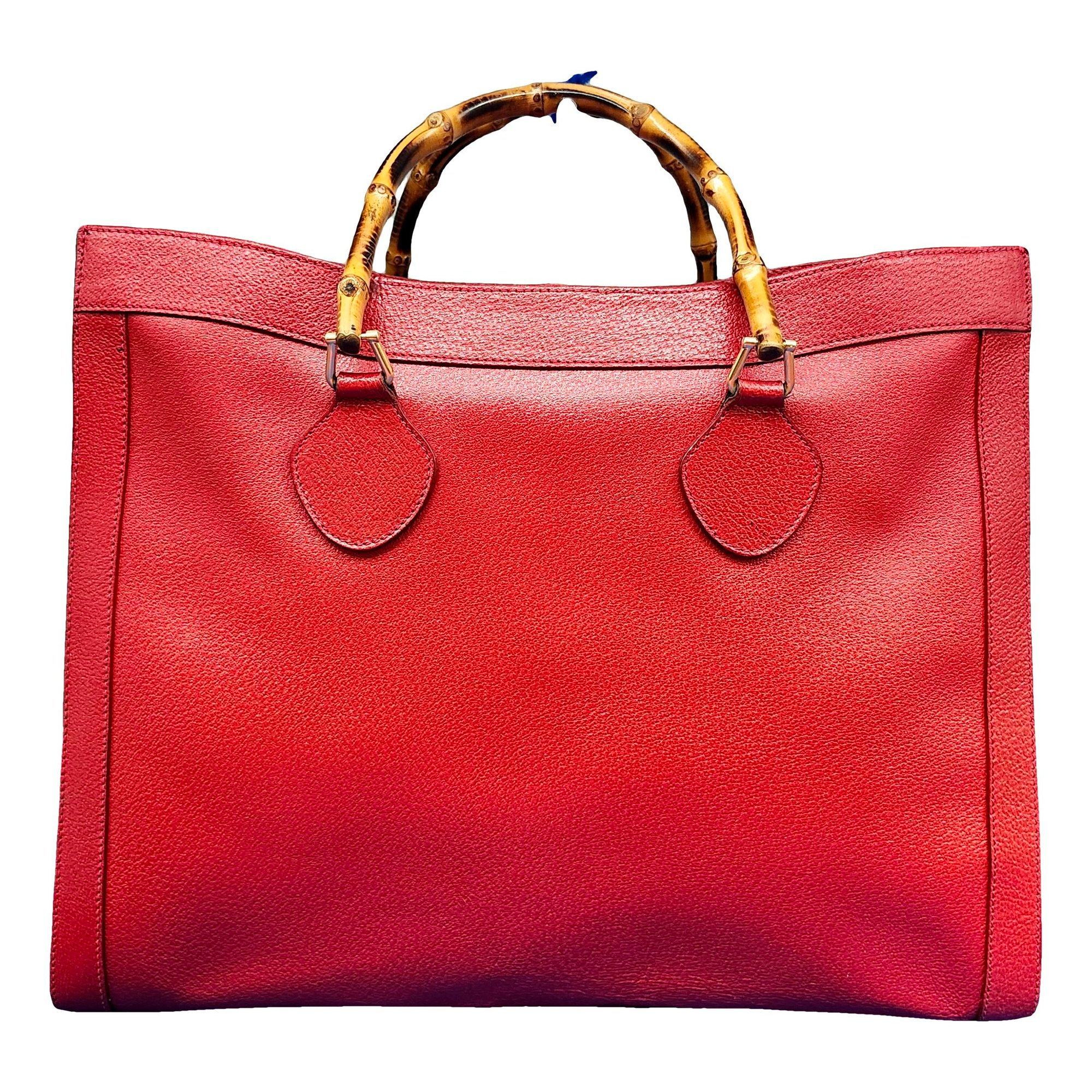 Diana Bamboo leather tote