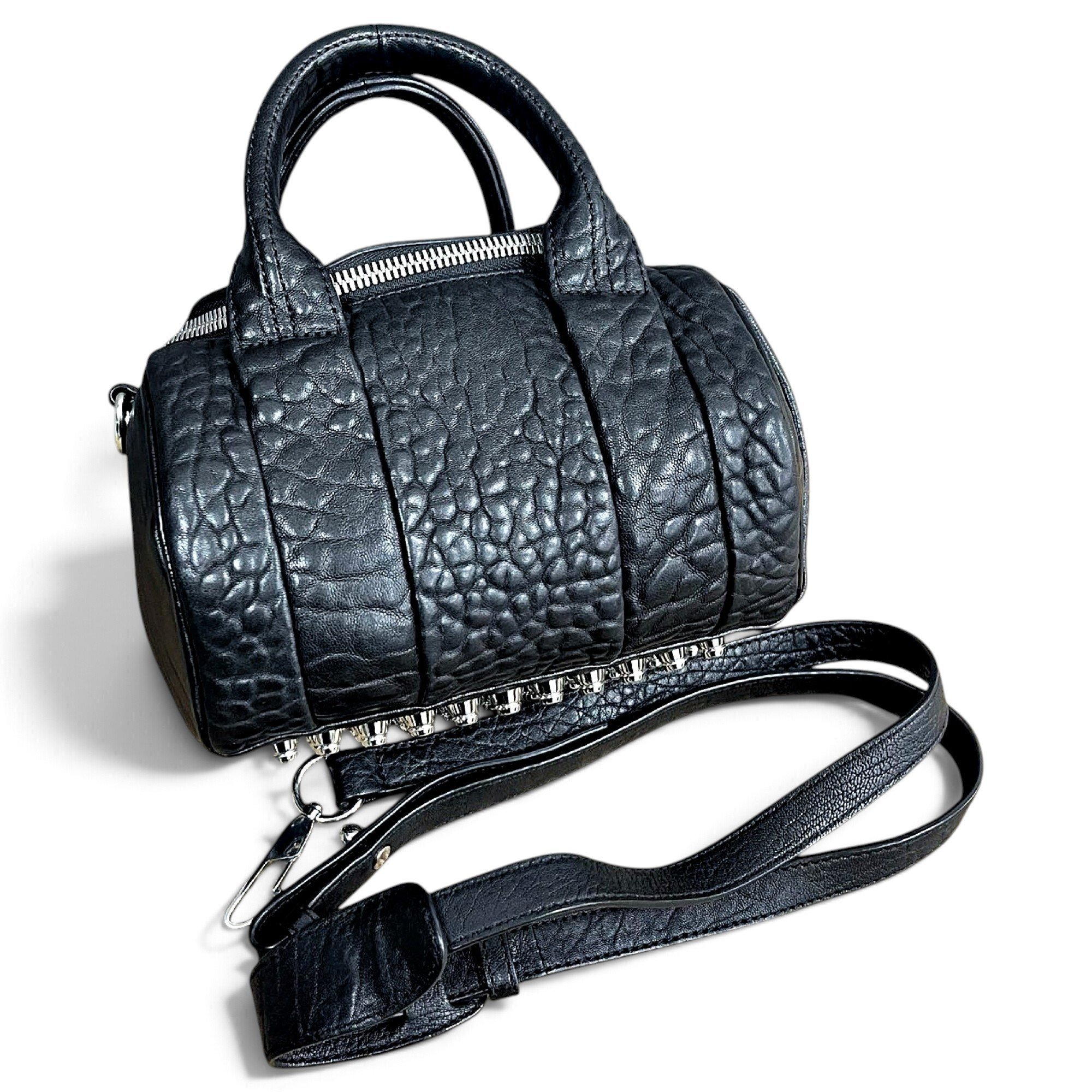 Rocco leather bowling bag