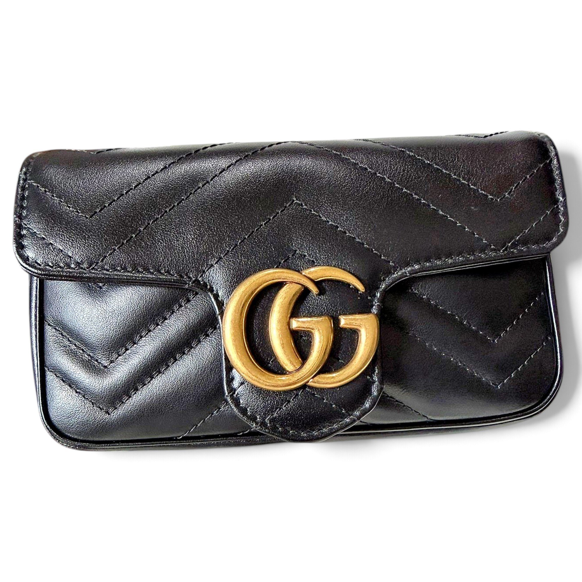 Marmont leather clutch bag