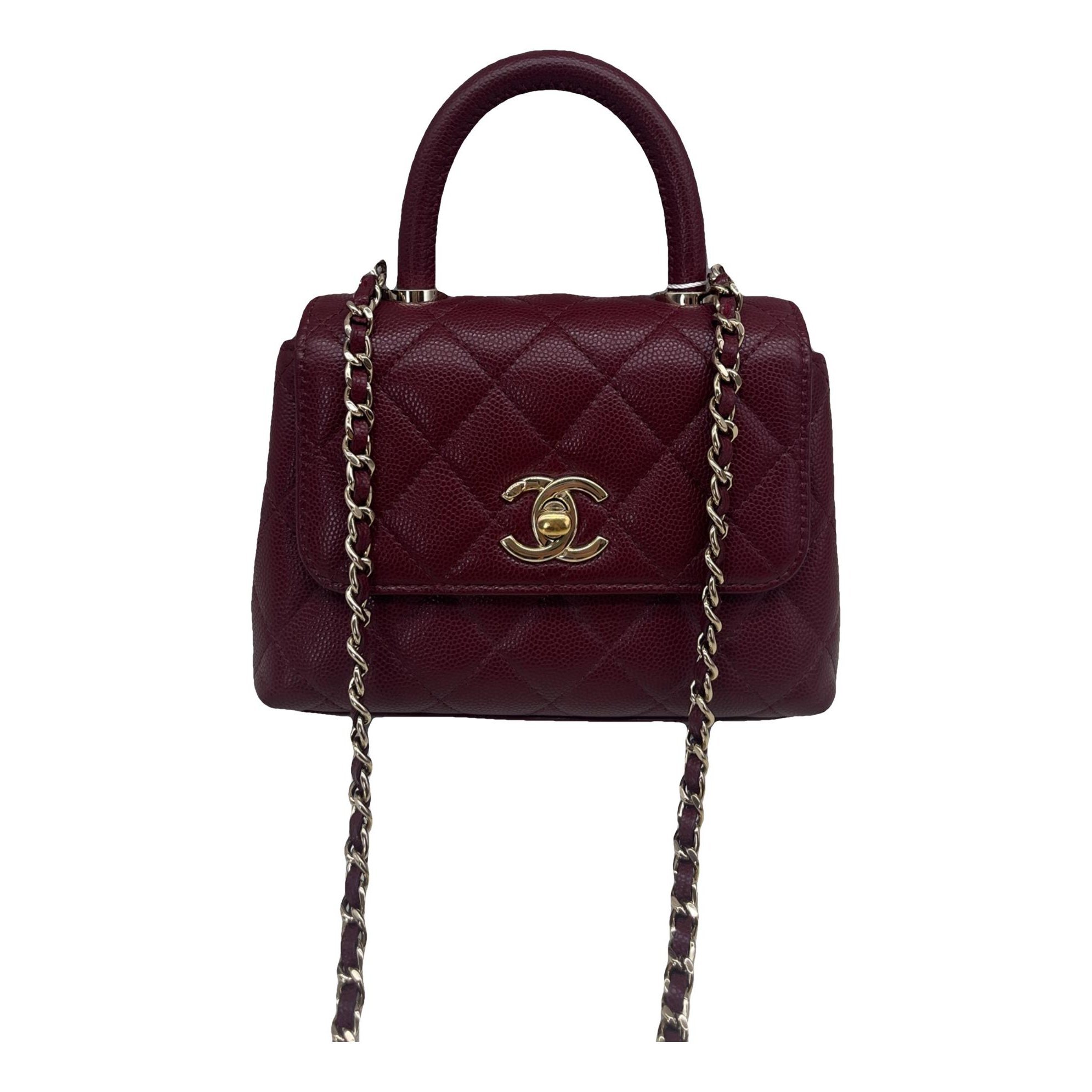 Coco Handle leather handbag