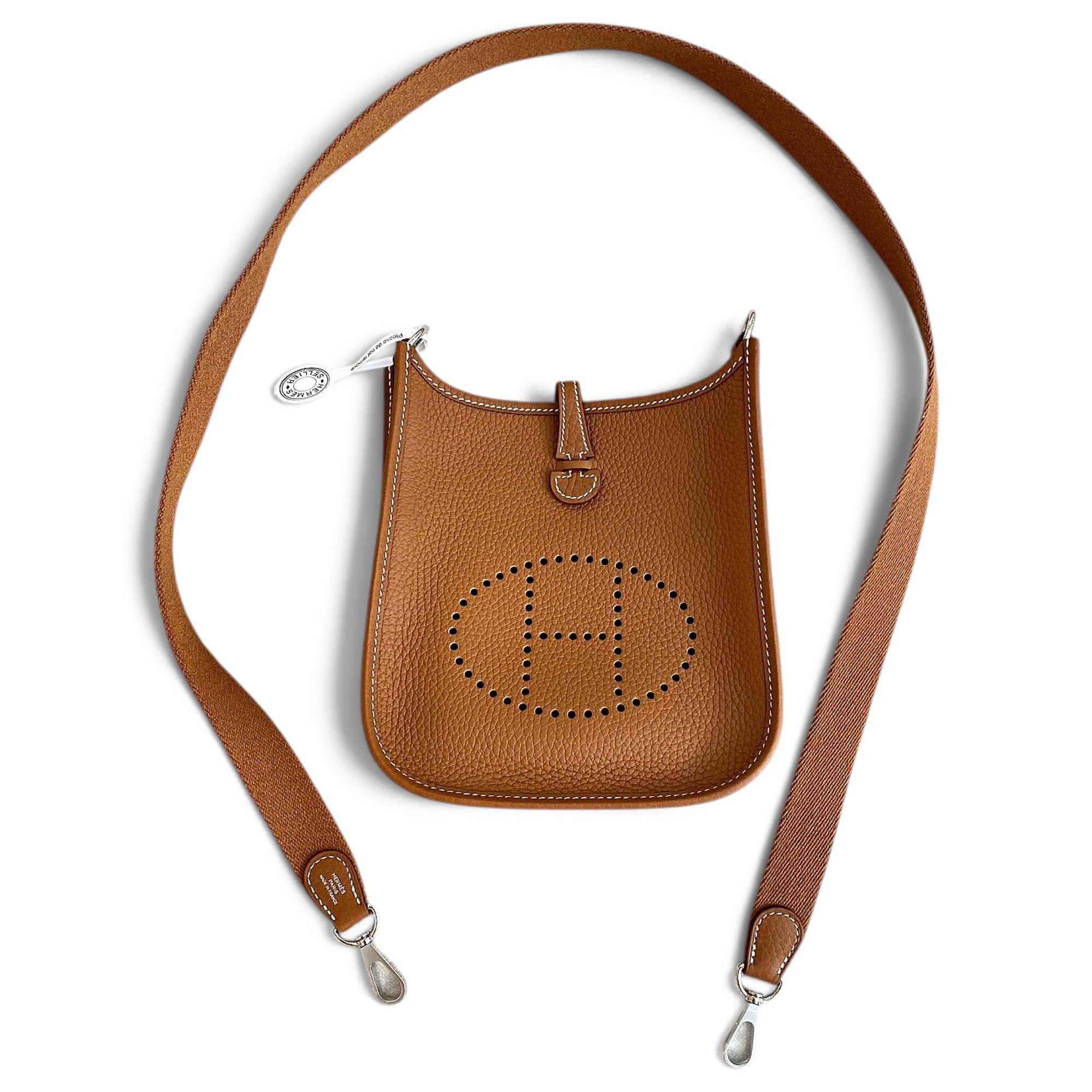 Mini Evelyne leather crossbody bag