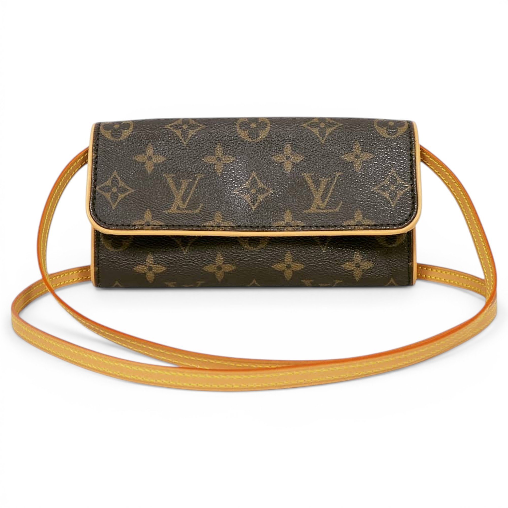 Twin cloth crossbody bag