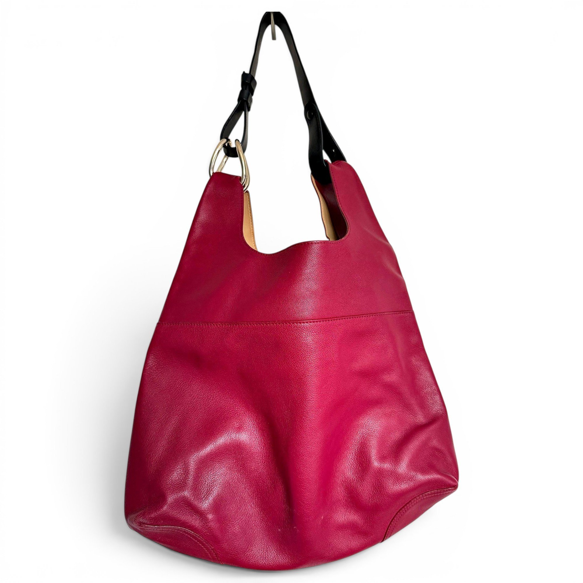 Leather handbag