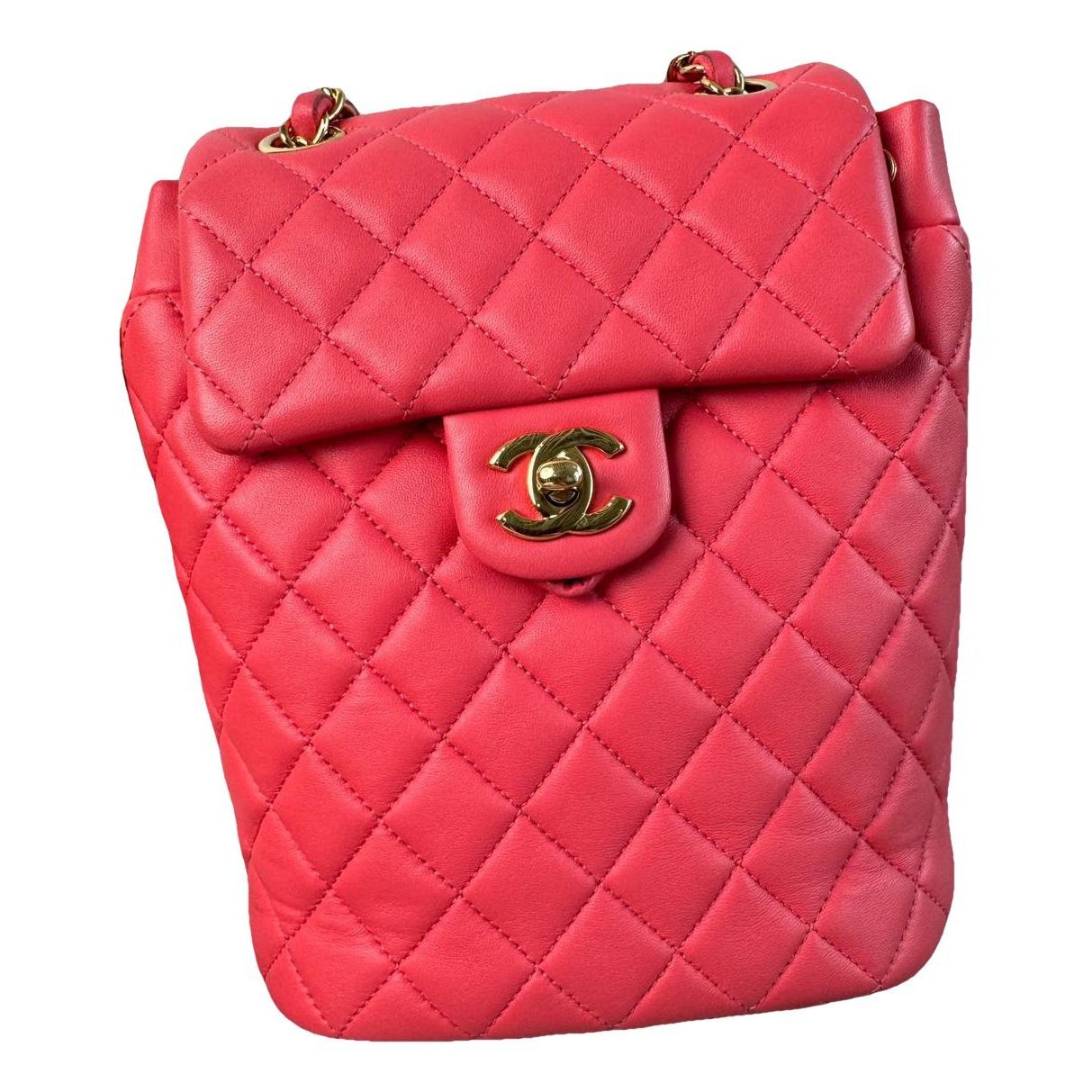 Leather backpack