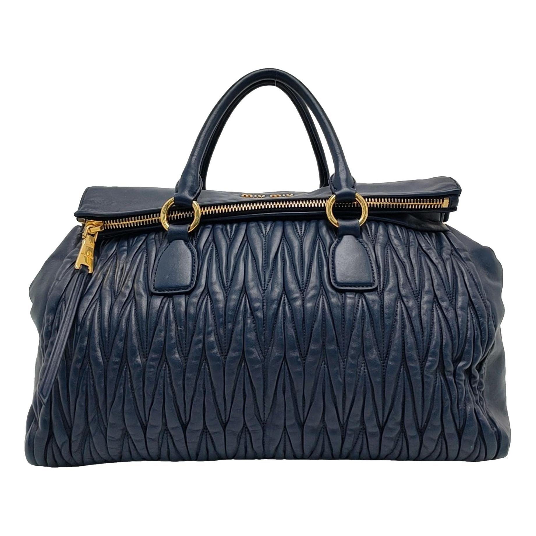 Miu Miu Leather tote