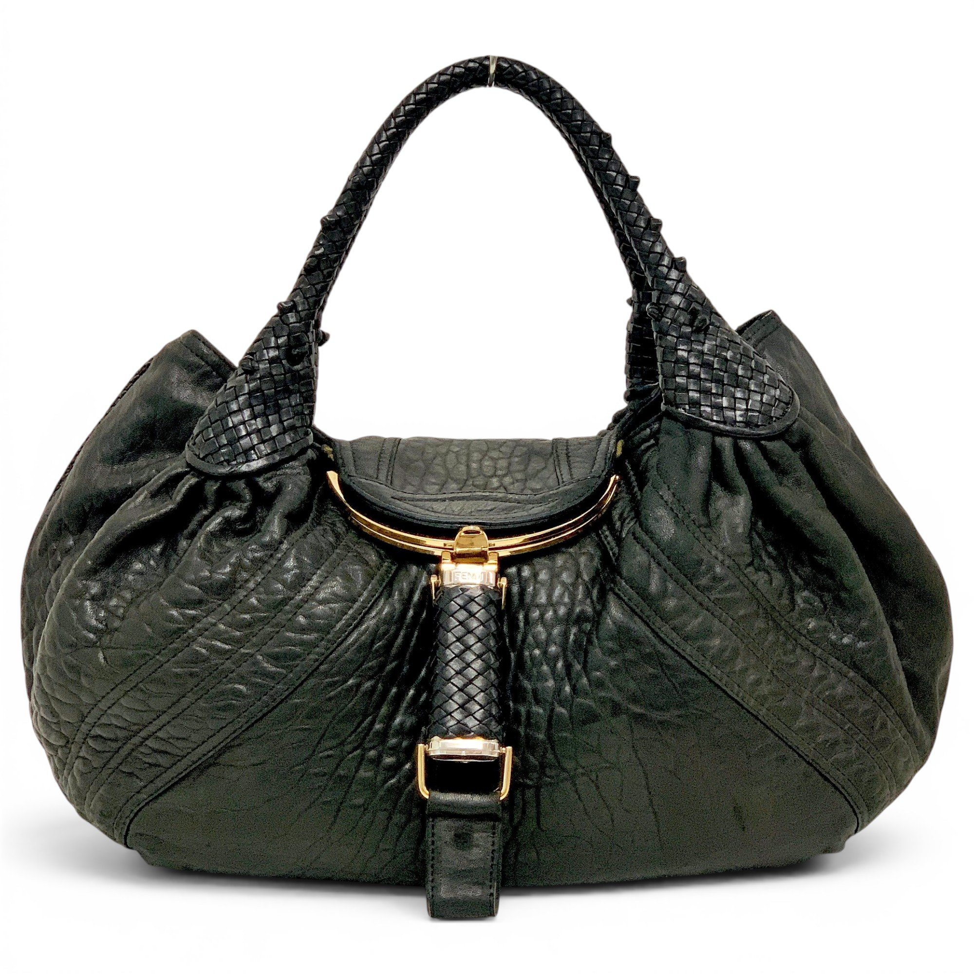 Spy leather handbag