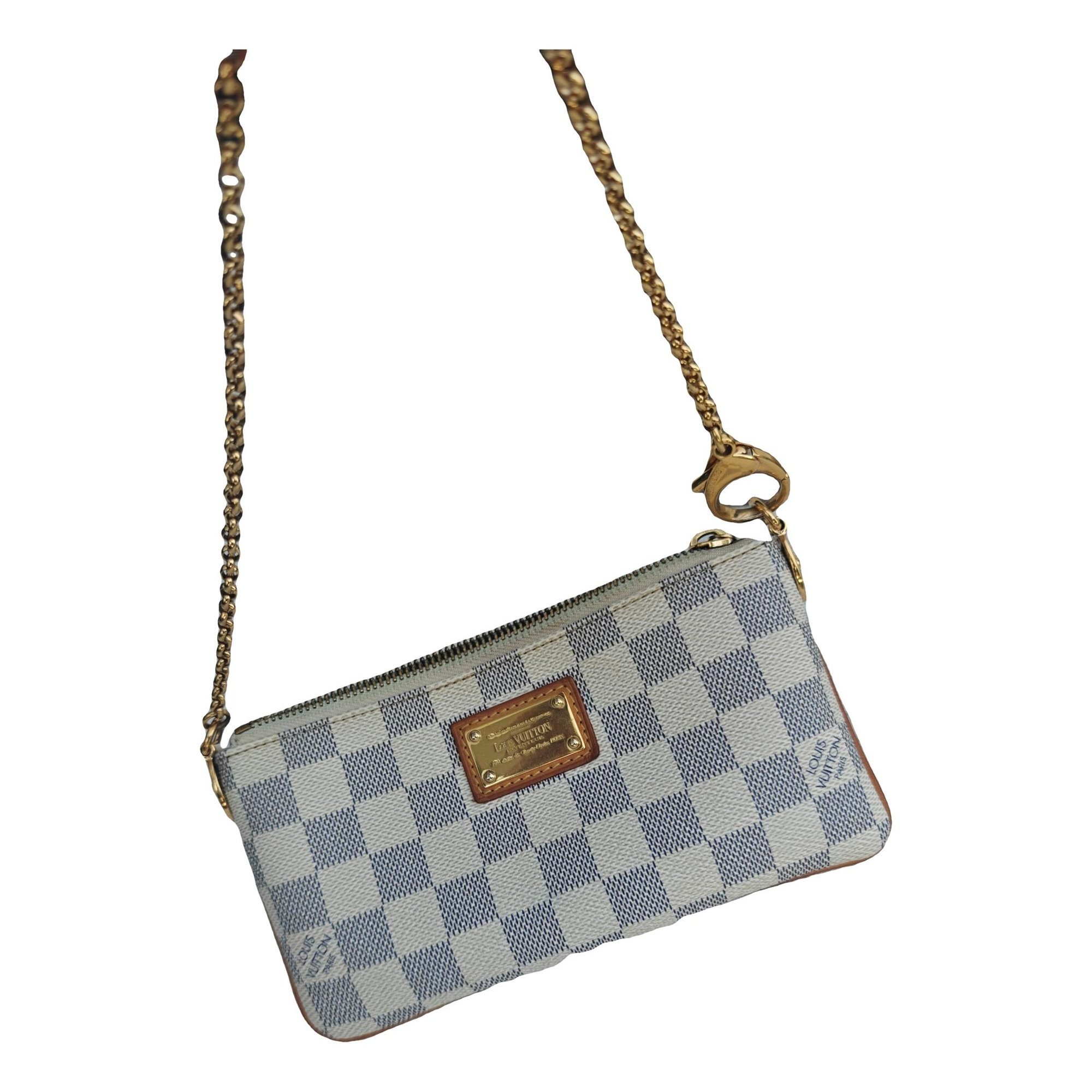 Leather clutch bag