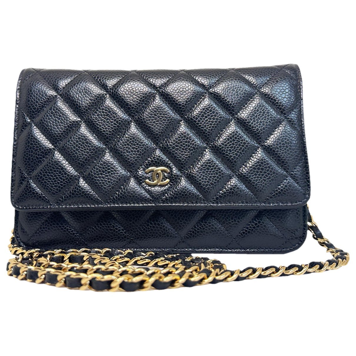 Wallet On Chain Timeless/Classique leather crossbody bag