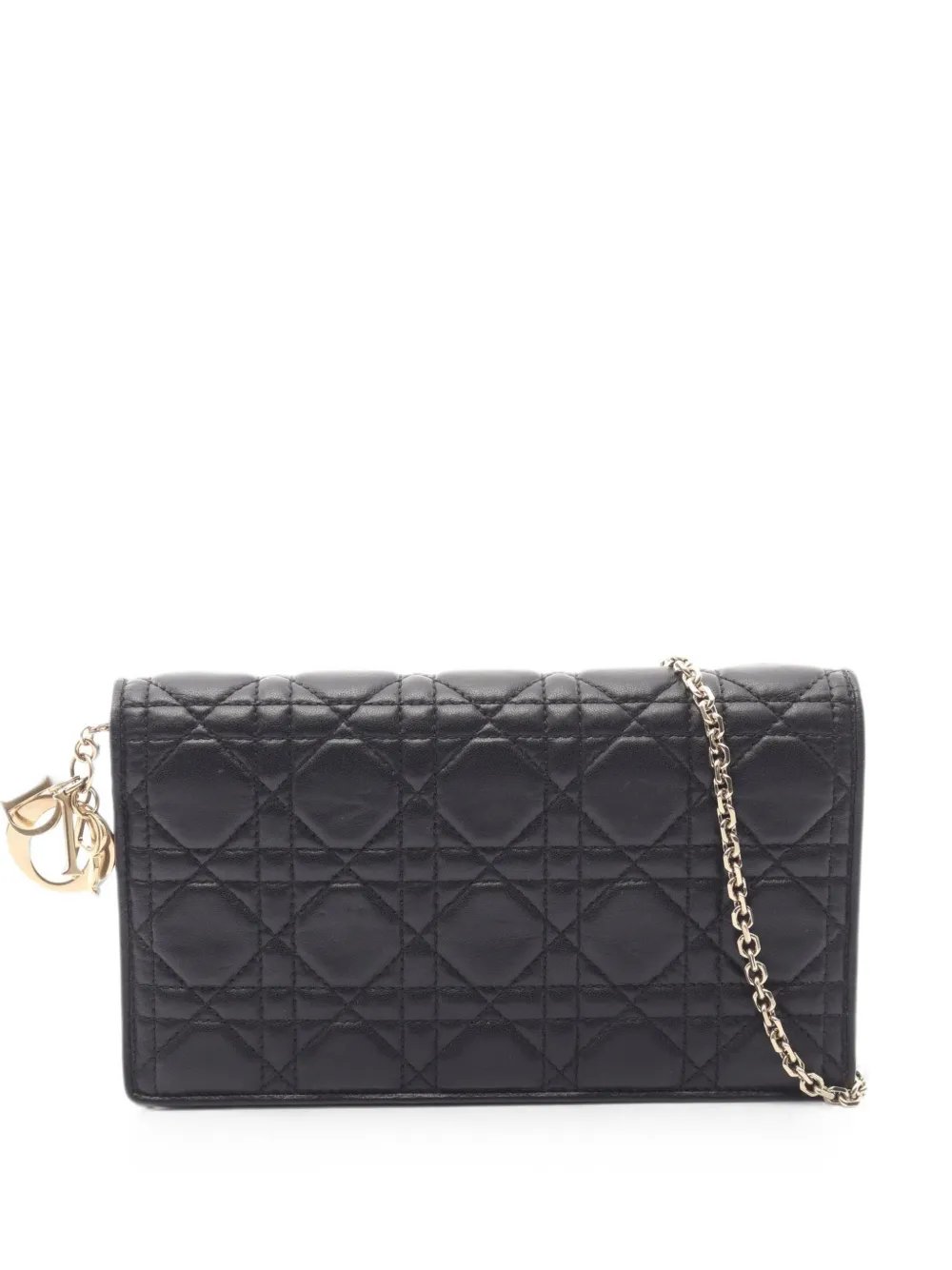 2000s Lady Dior Cannage clutch bag