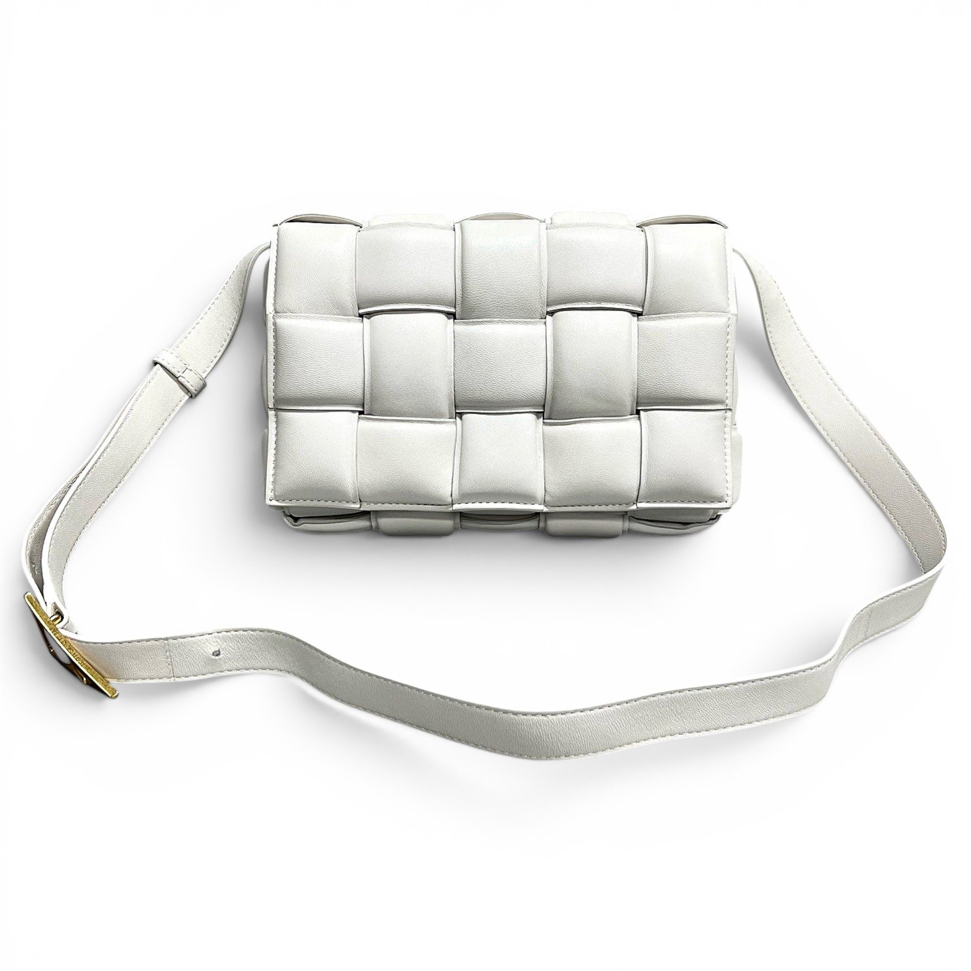 Cassette Padded leather handbag