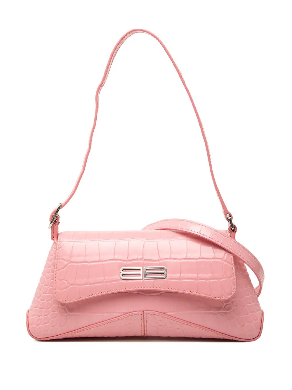 2022 Small Croc Embossed Leather XX Flap satchel