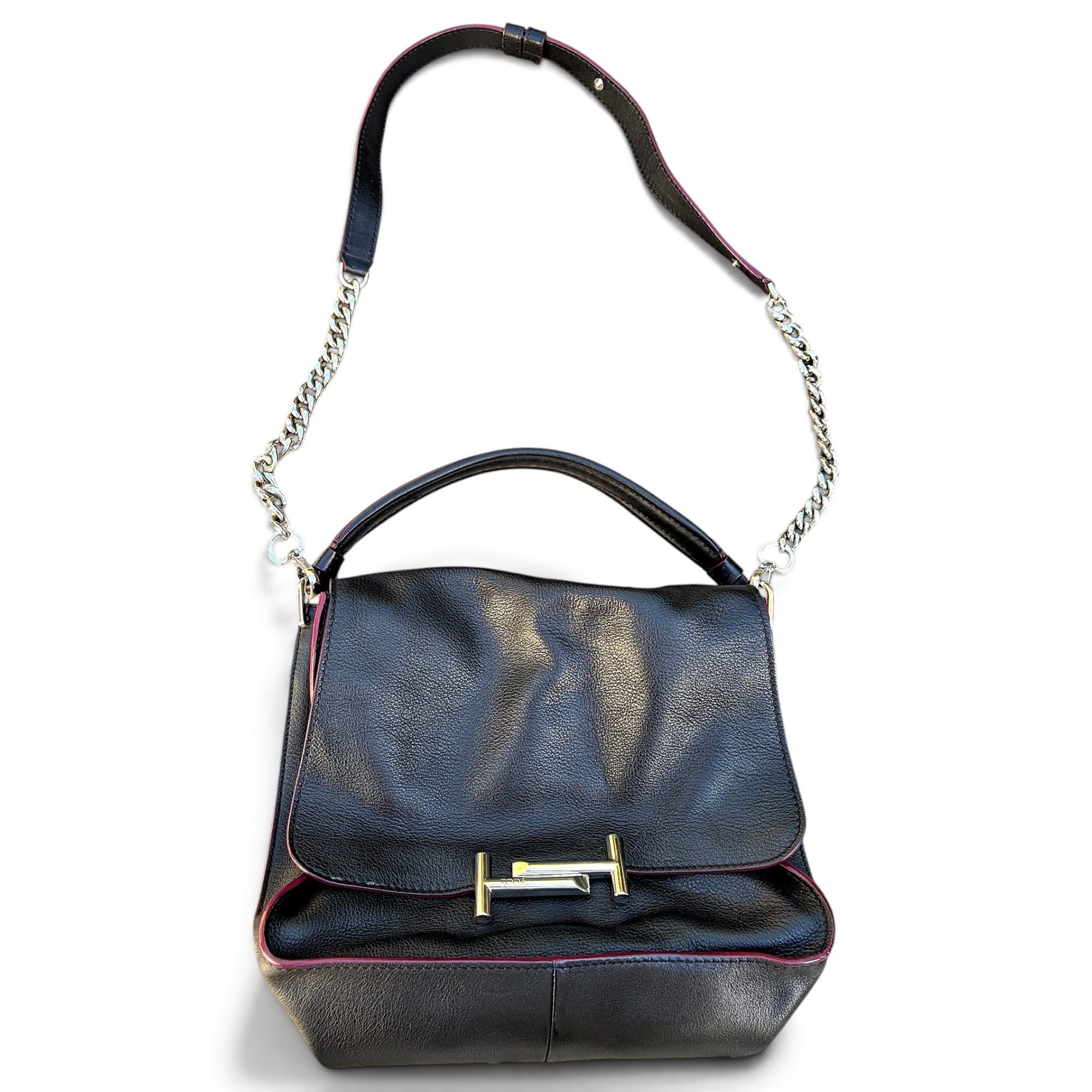 Leather handbag