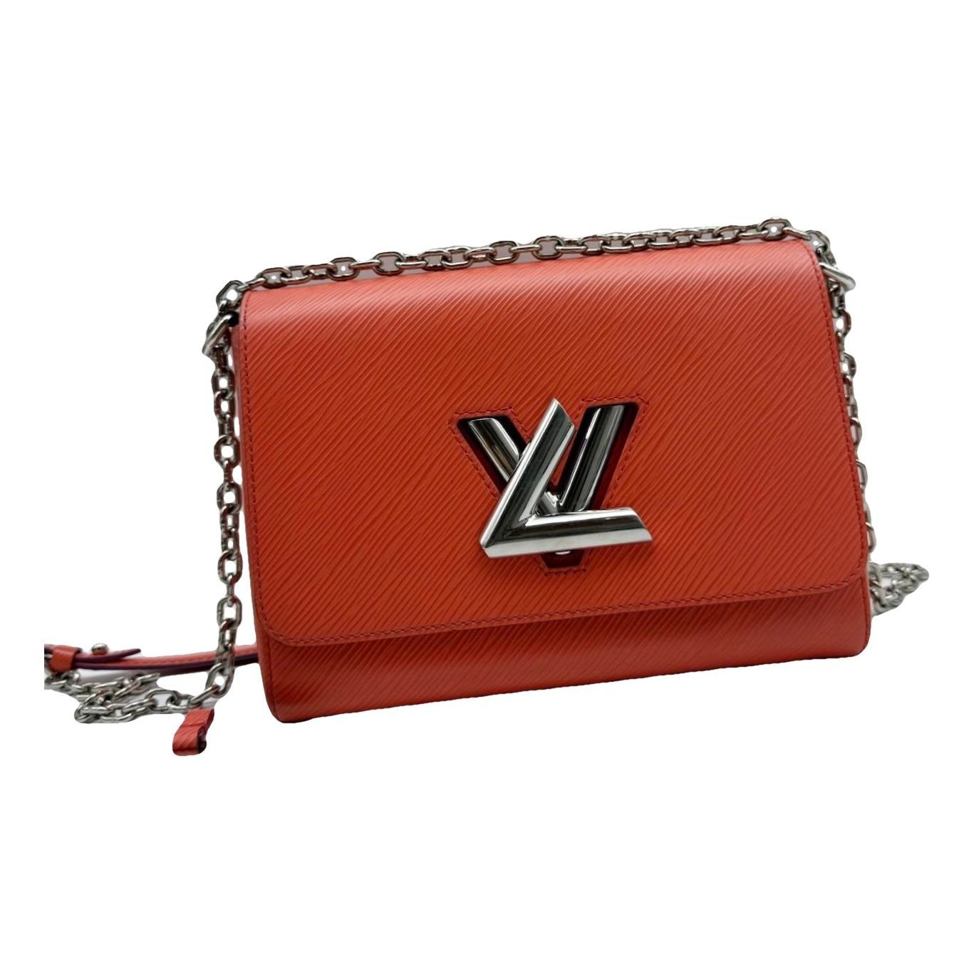 Twist leather handbag