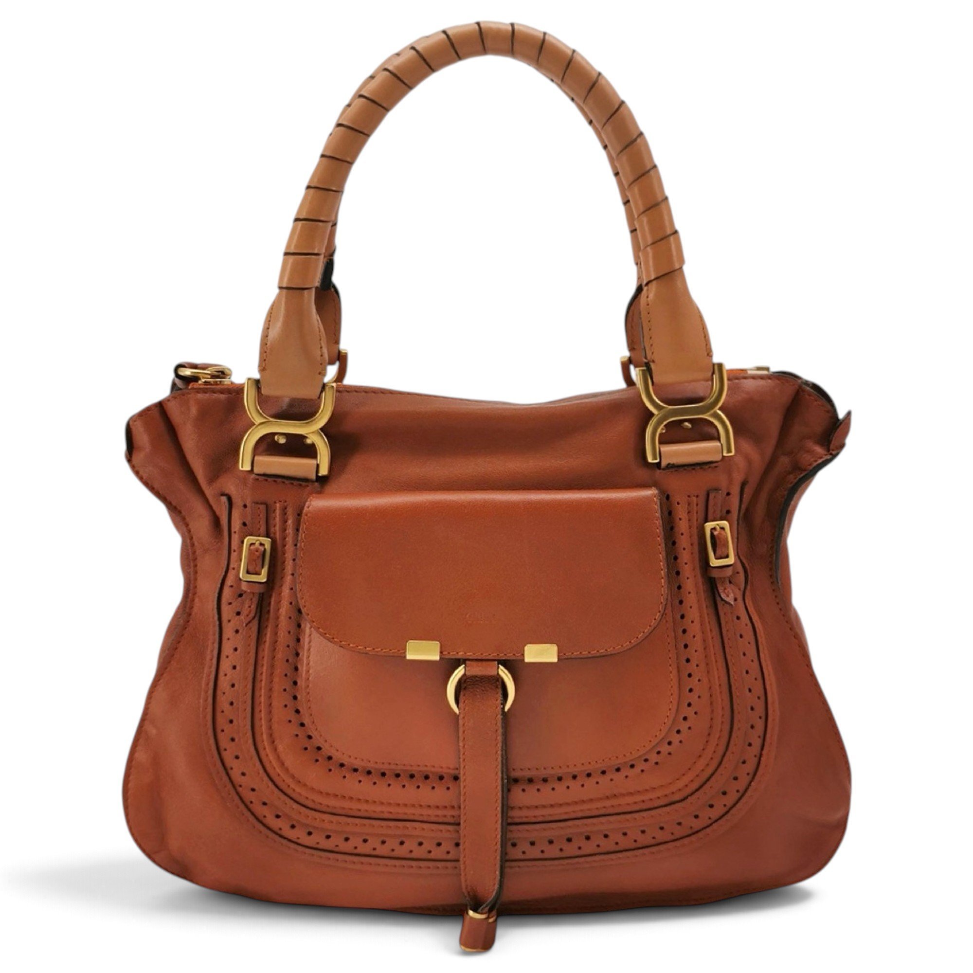 Marcie leather handbag