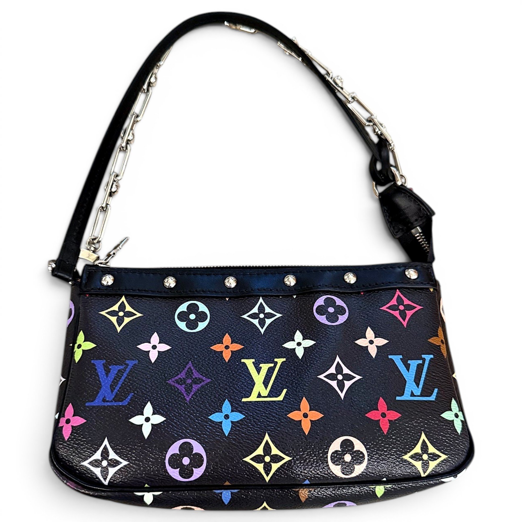 Pochette Accessoire leather handbag
