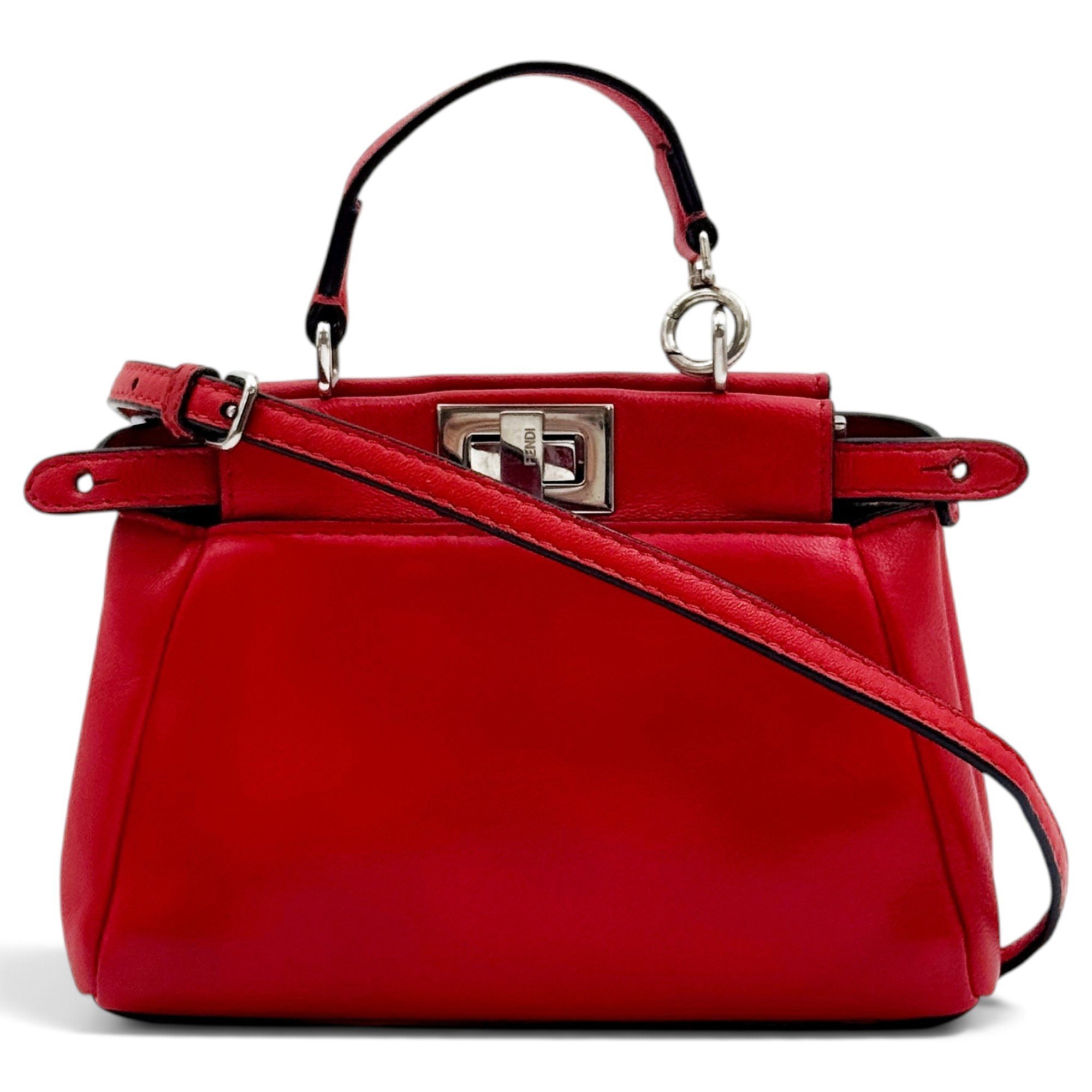 Peekaboo leather crossbody bag