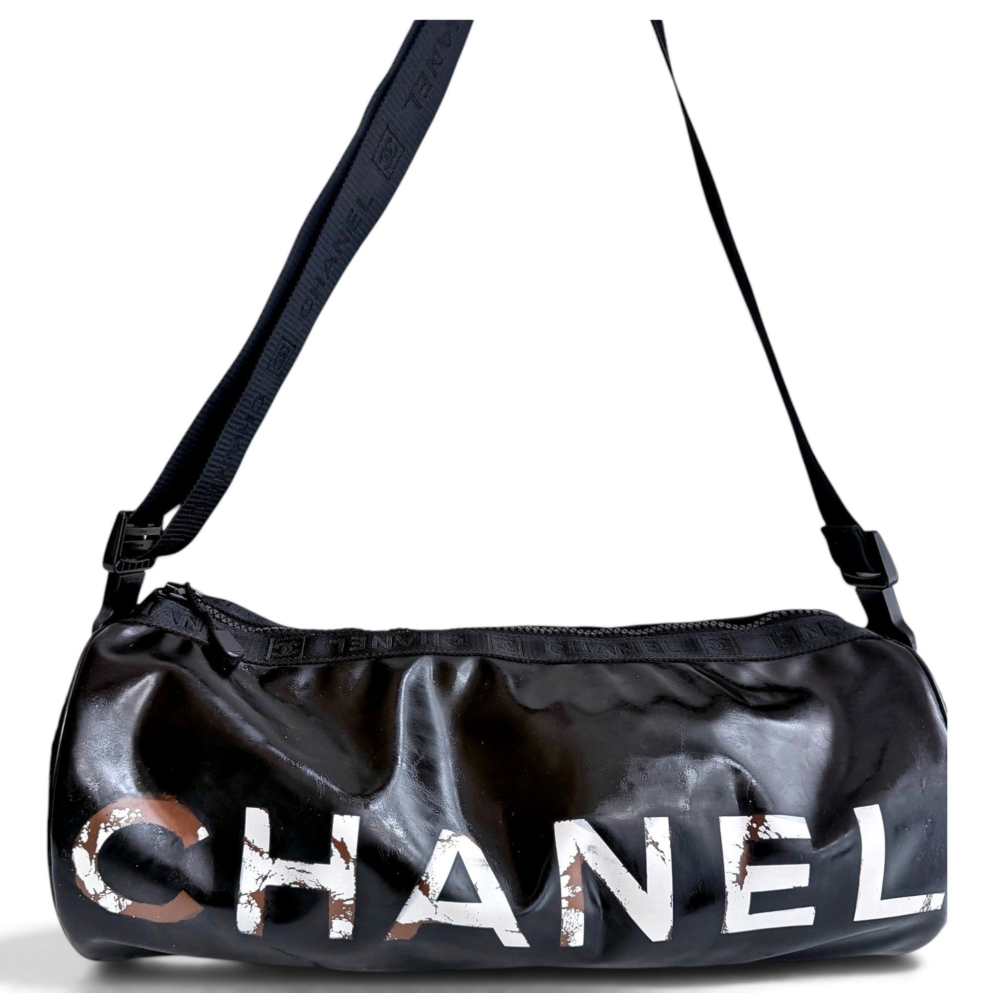 Vinyl bowling bag