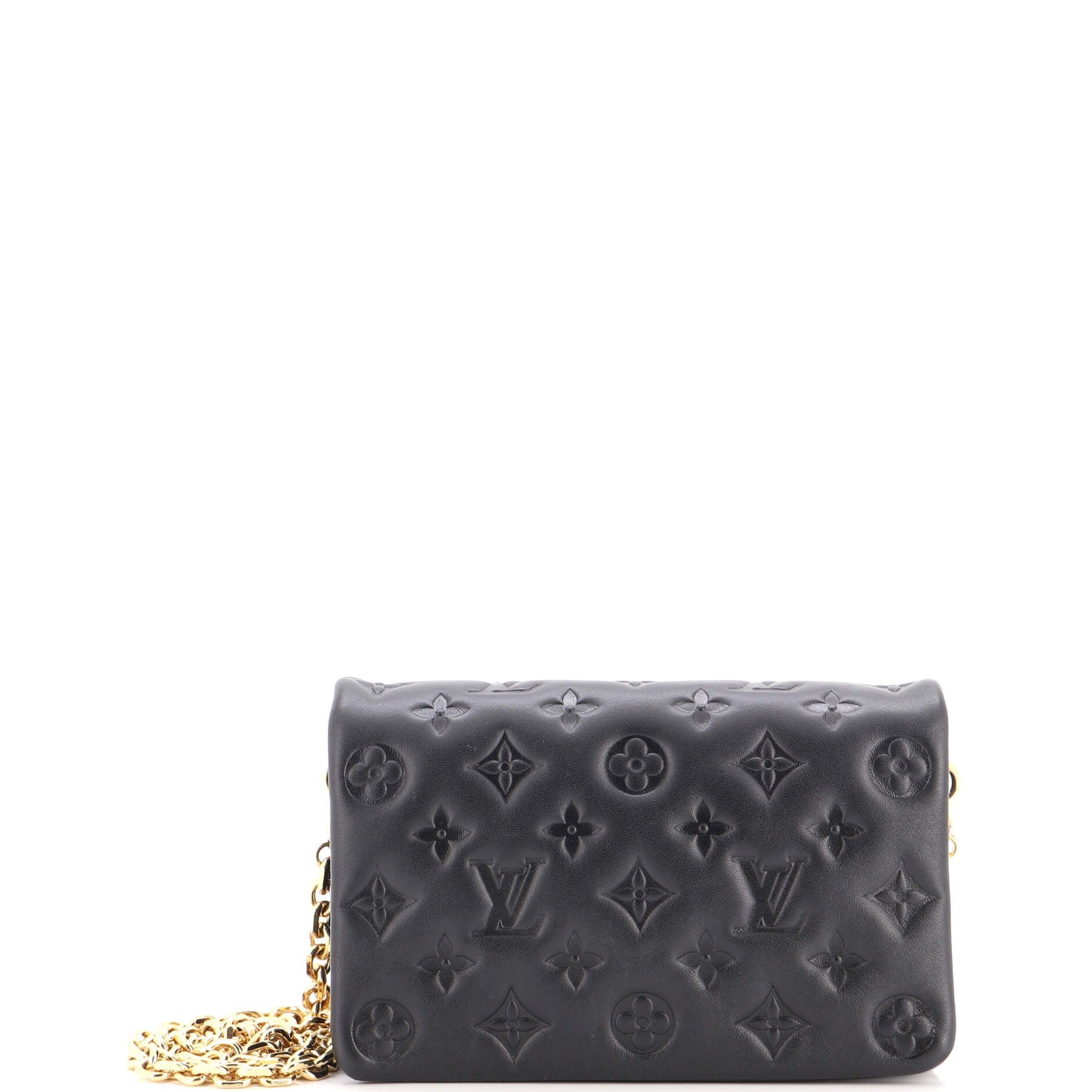Coussin Pochette Monogram Embossed Lambskin