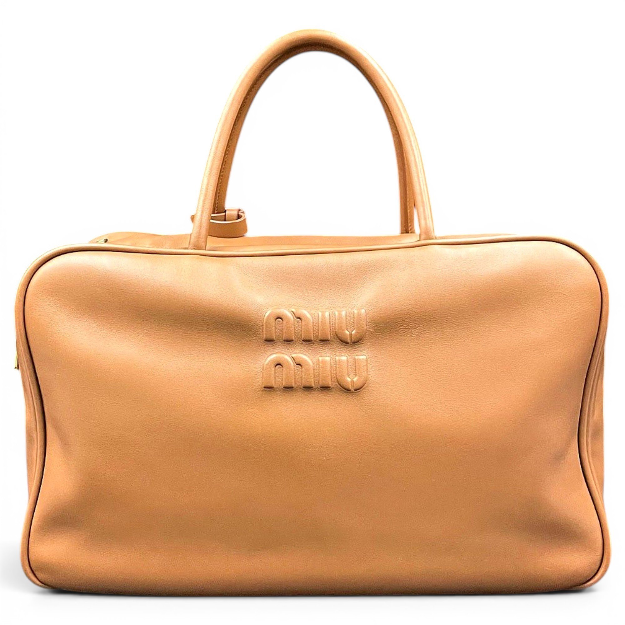 Beau leather handbag