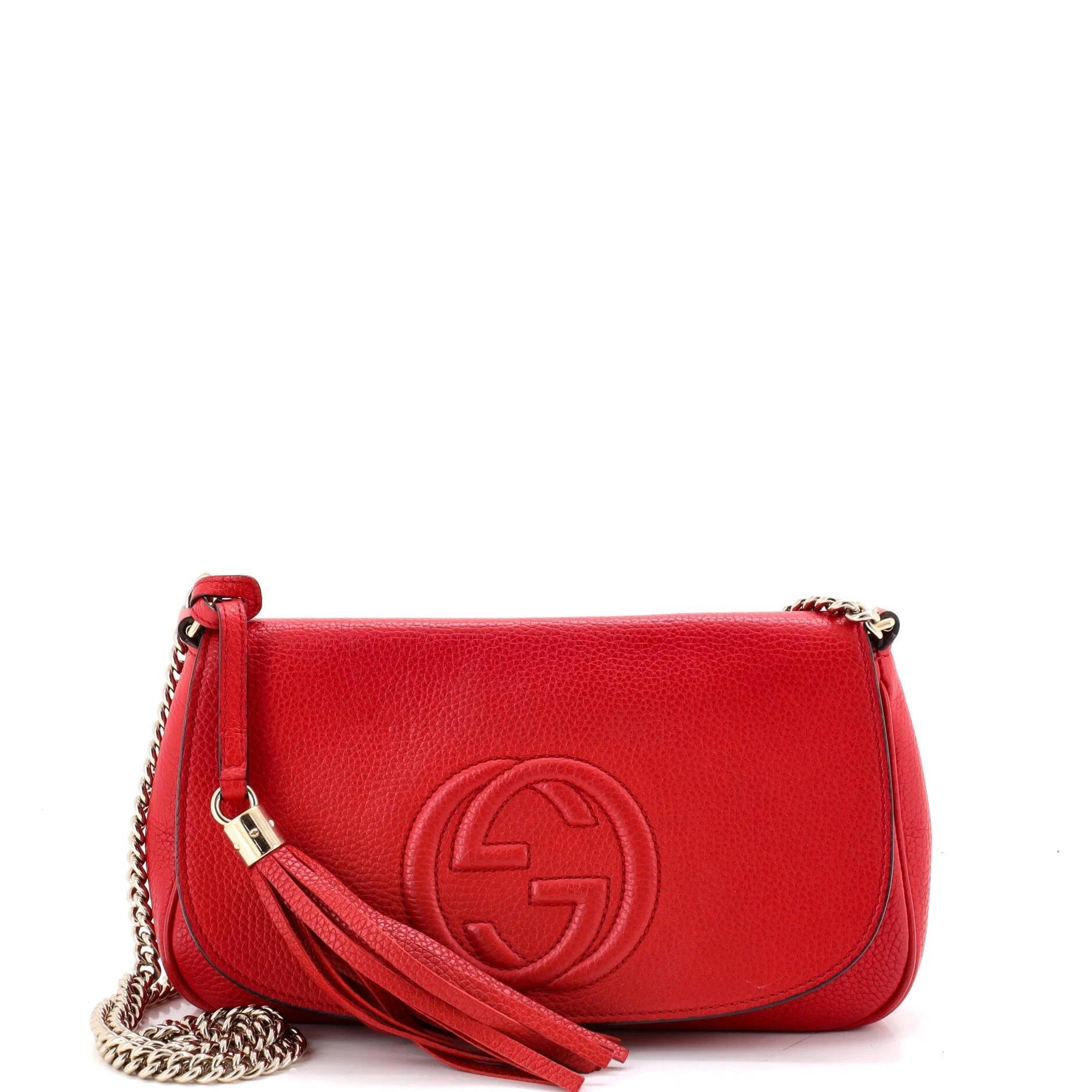 Leather crossbody bag