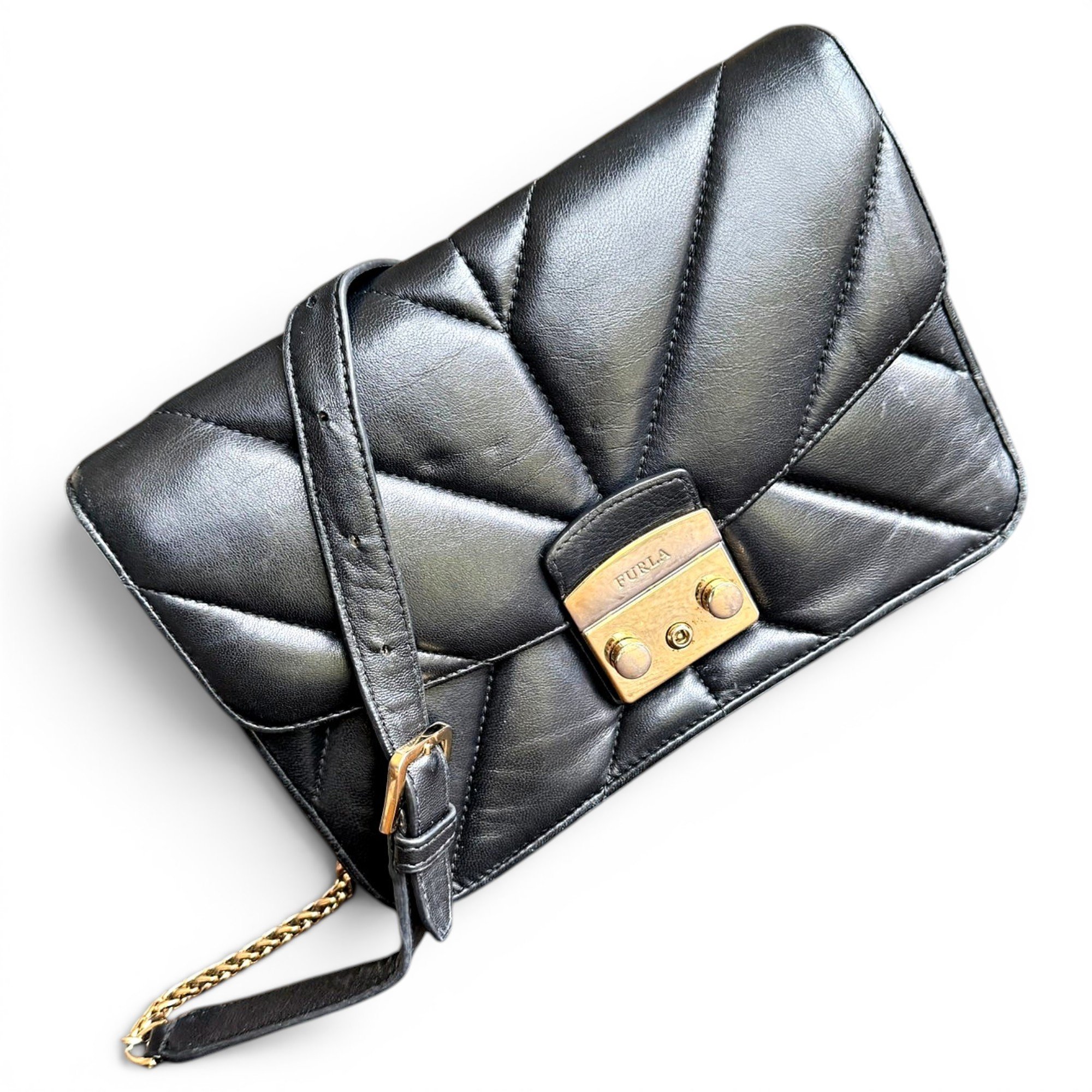 Leather crossbody bag