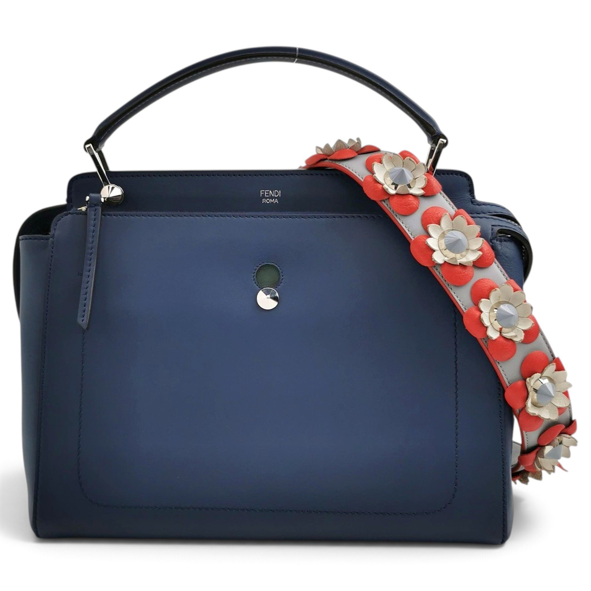 Dot Com leather handbag