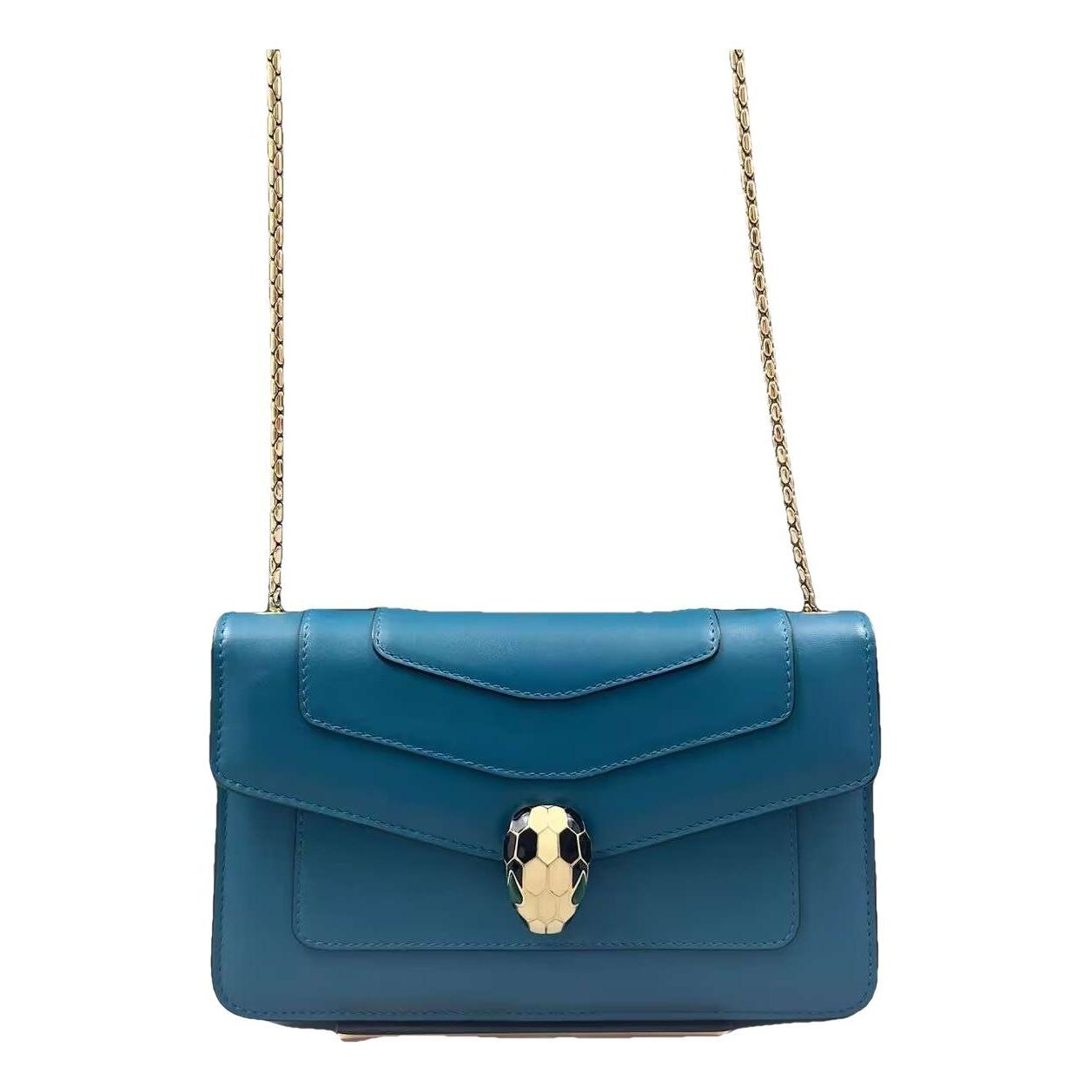 Serpenti leather handbag