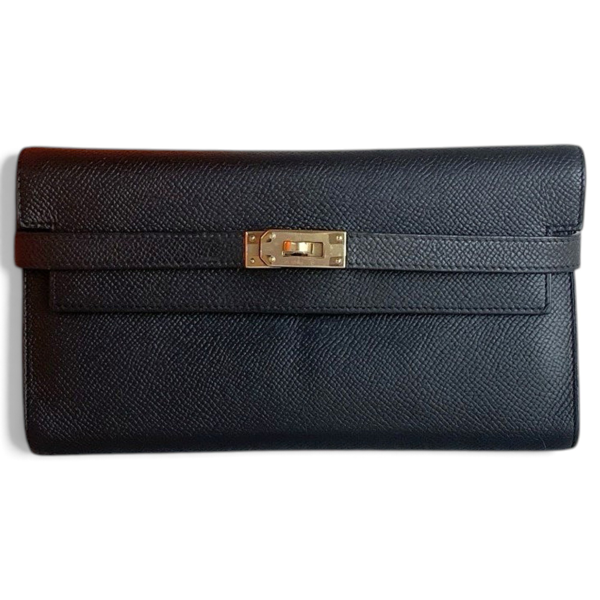 Kelly to go leather clutch bag