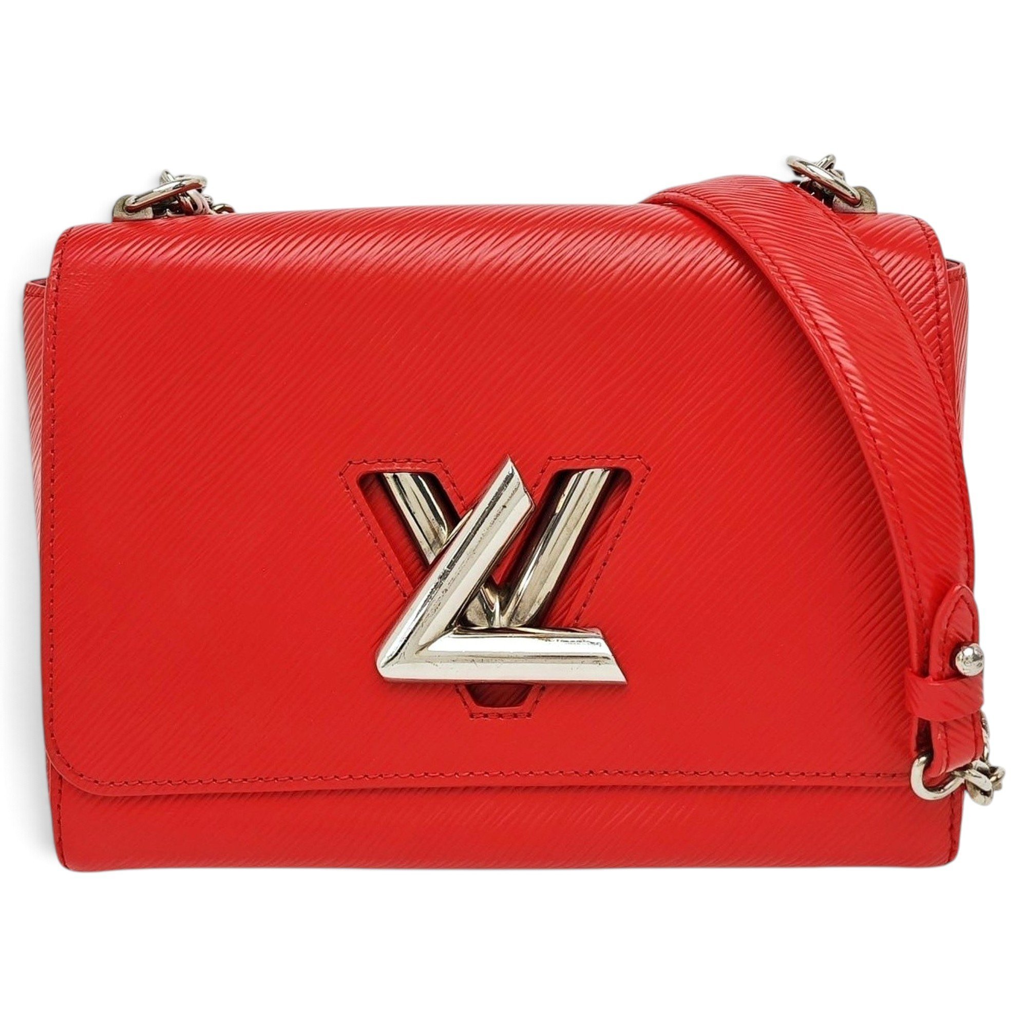 Twist leather handbag