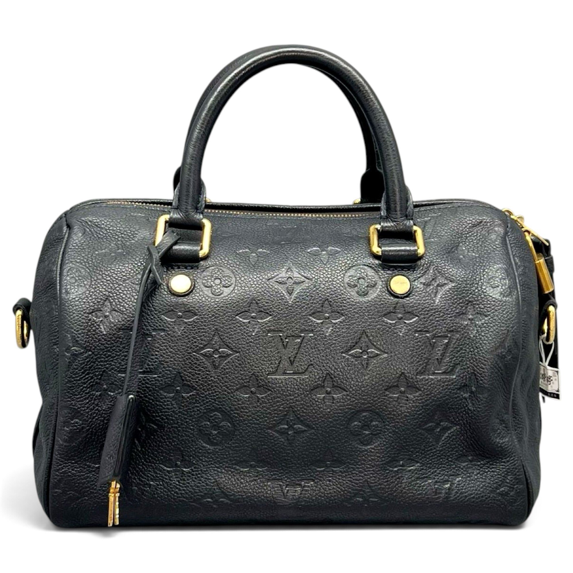 Speedy leather handbag