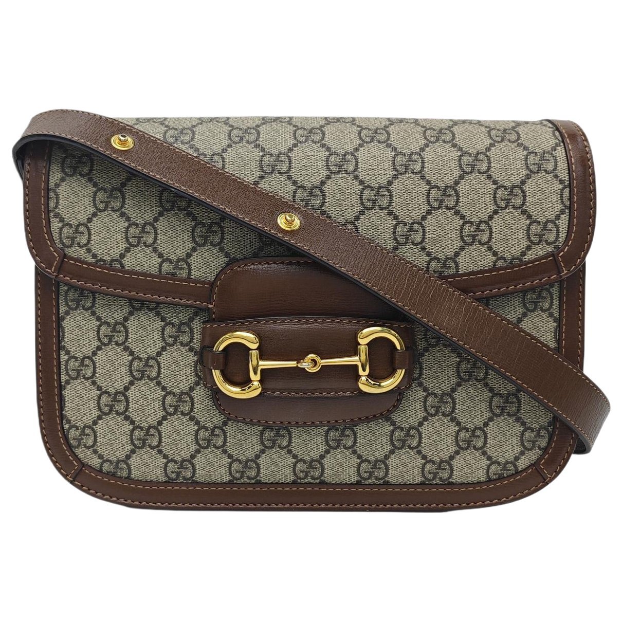 Handle Horsebit 1955 leather crossbody bag