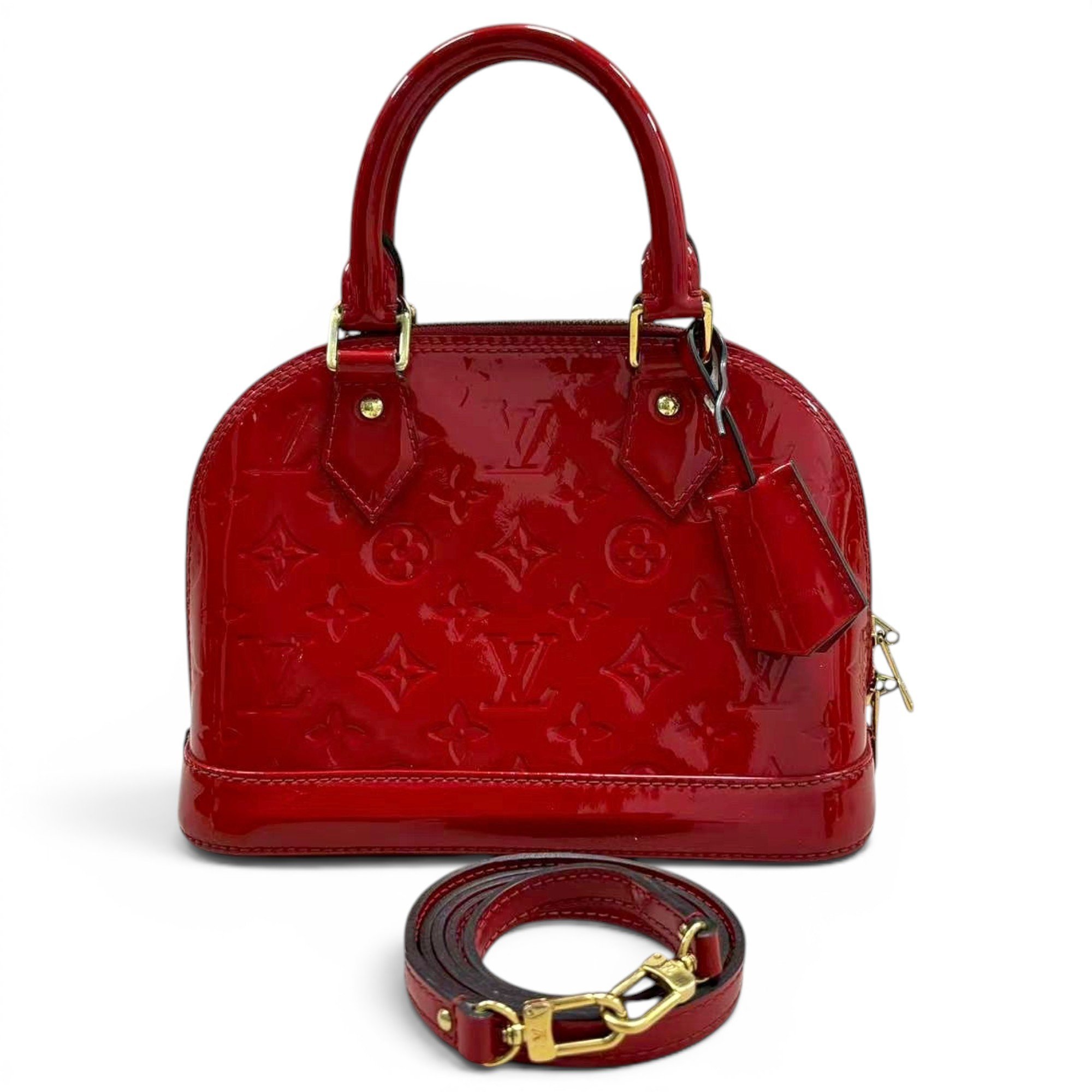 Alma BB patent leather handbag