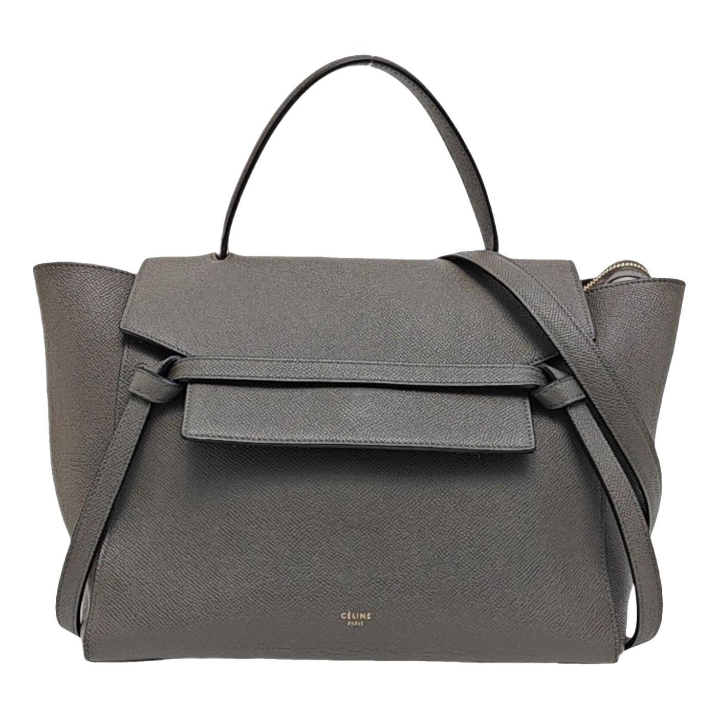 Belt leather handbag