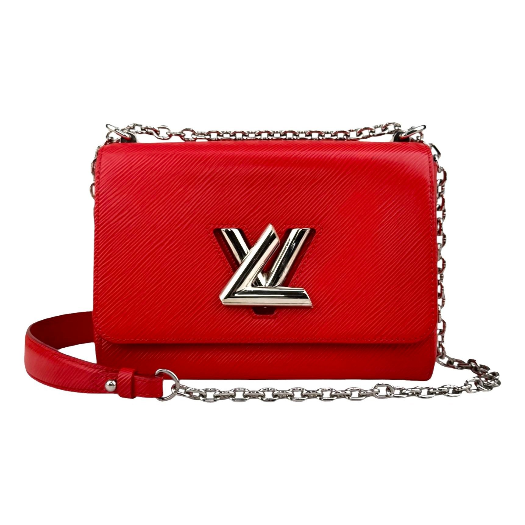 Twist leather crossbody bag