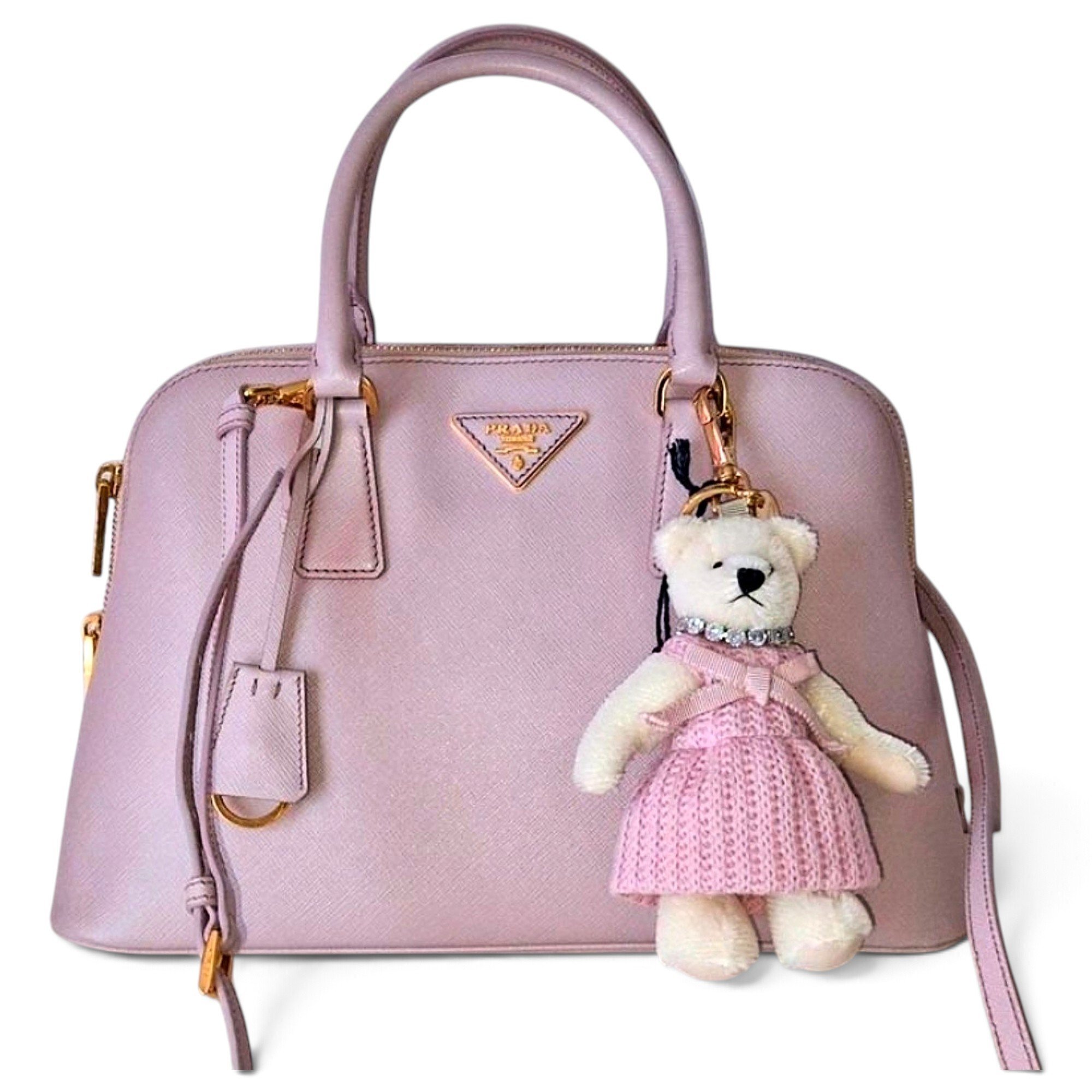 Promenade leather handbag