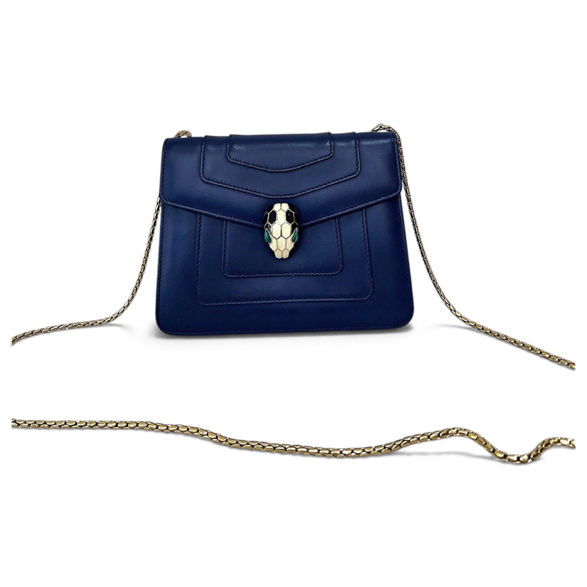 Serpenti leather crossbody bag