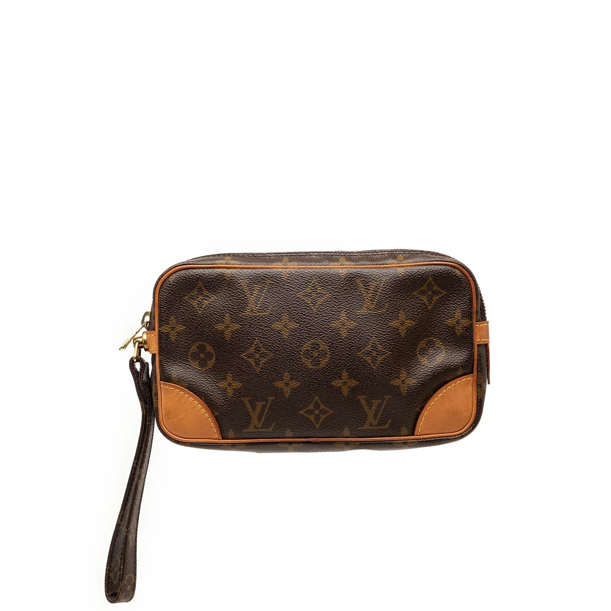 Marly Dragonne leather clutch bag