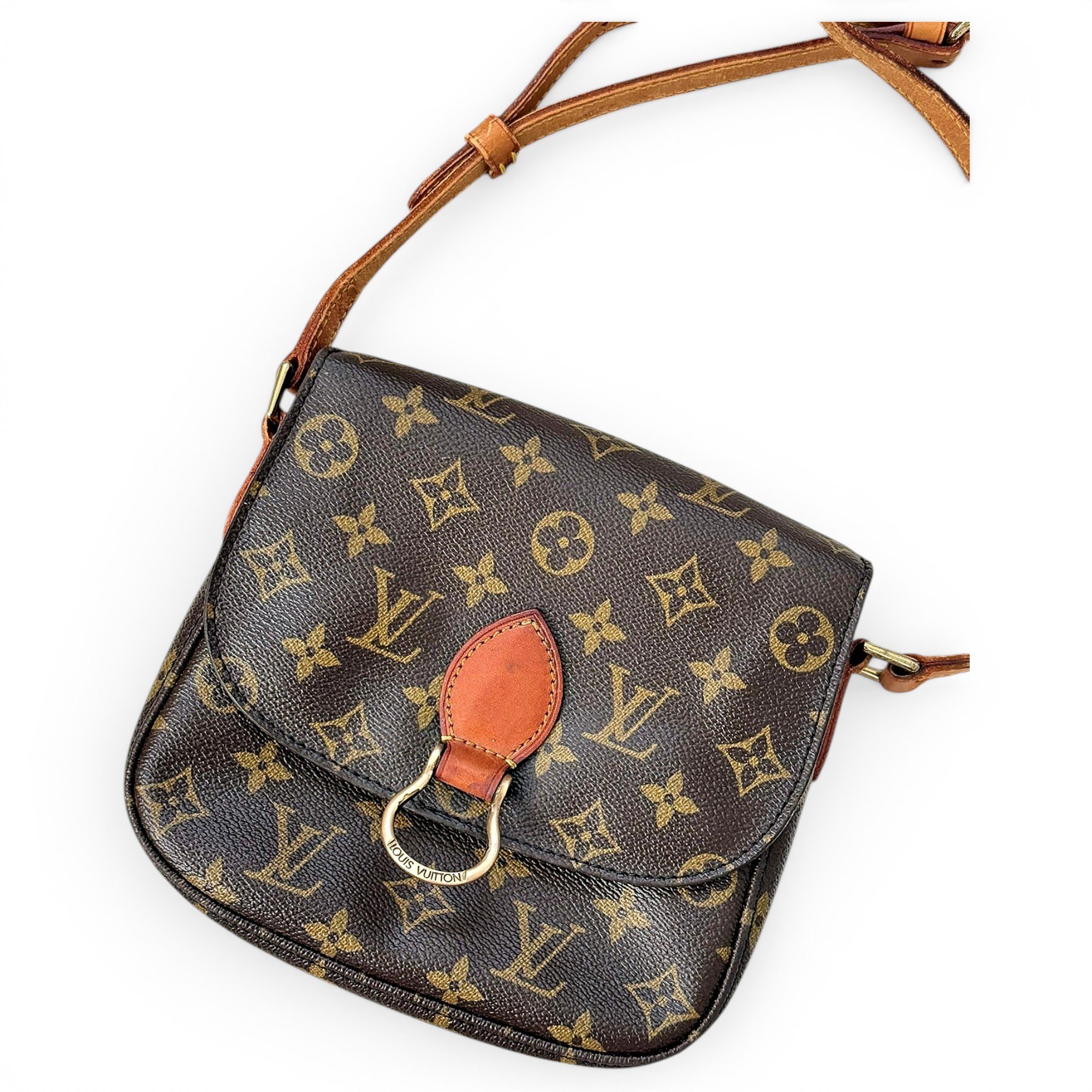 Saint Cloud vintage leather crossbody bag