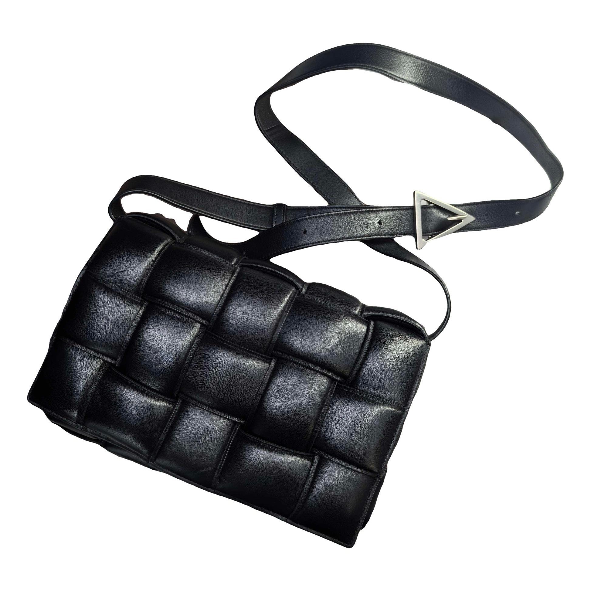 Cassette Padded leather handbag