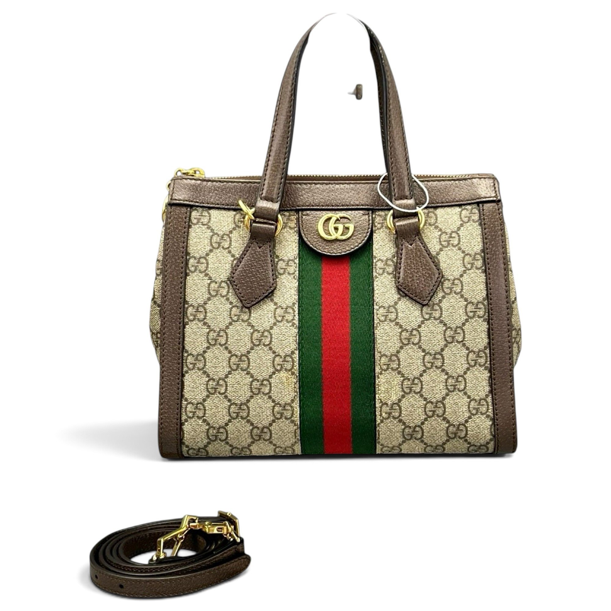 Ophidia Top Handle cloth handbag