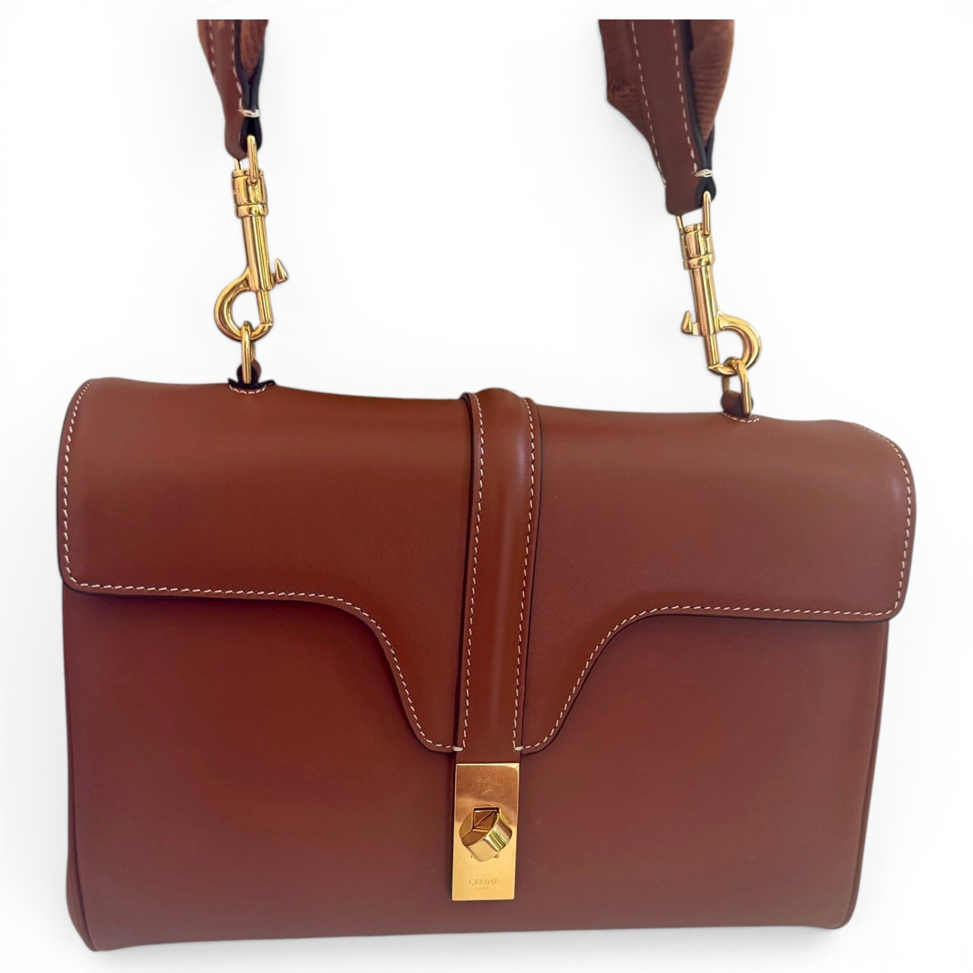 Sac 16 leather handbag