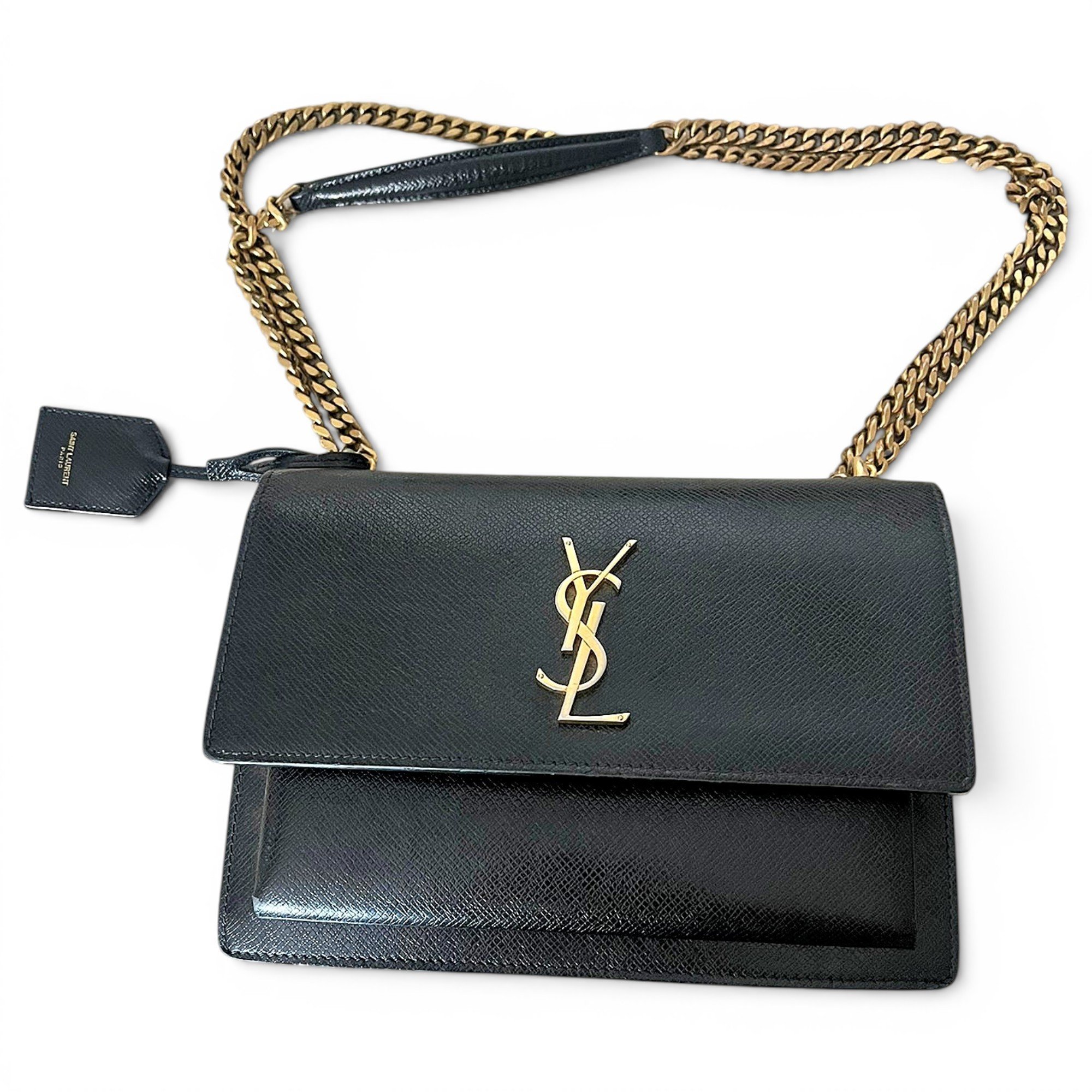 Patent leather crossbody bag