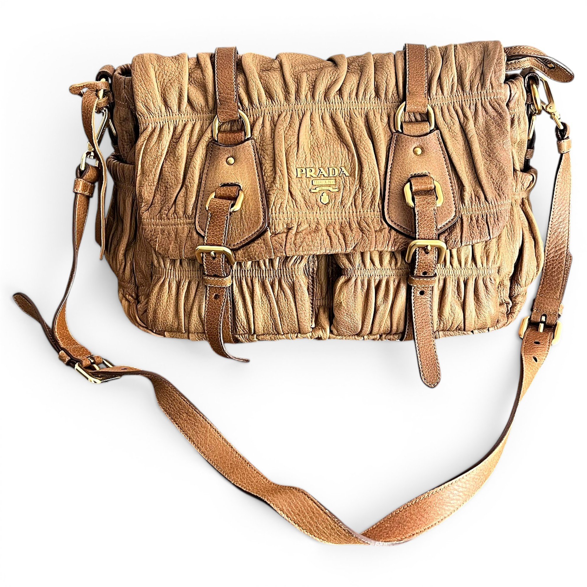 Leather crossbody bag
