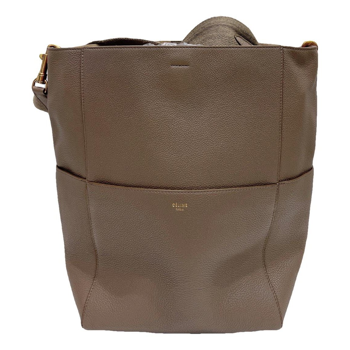 Seau Sangle leather tote